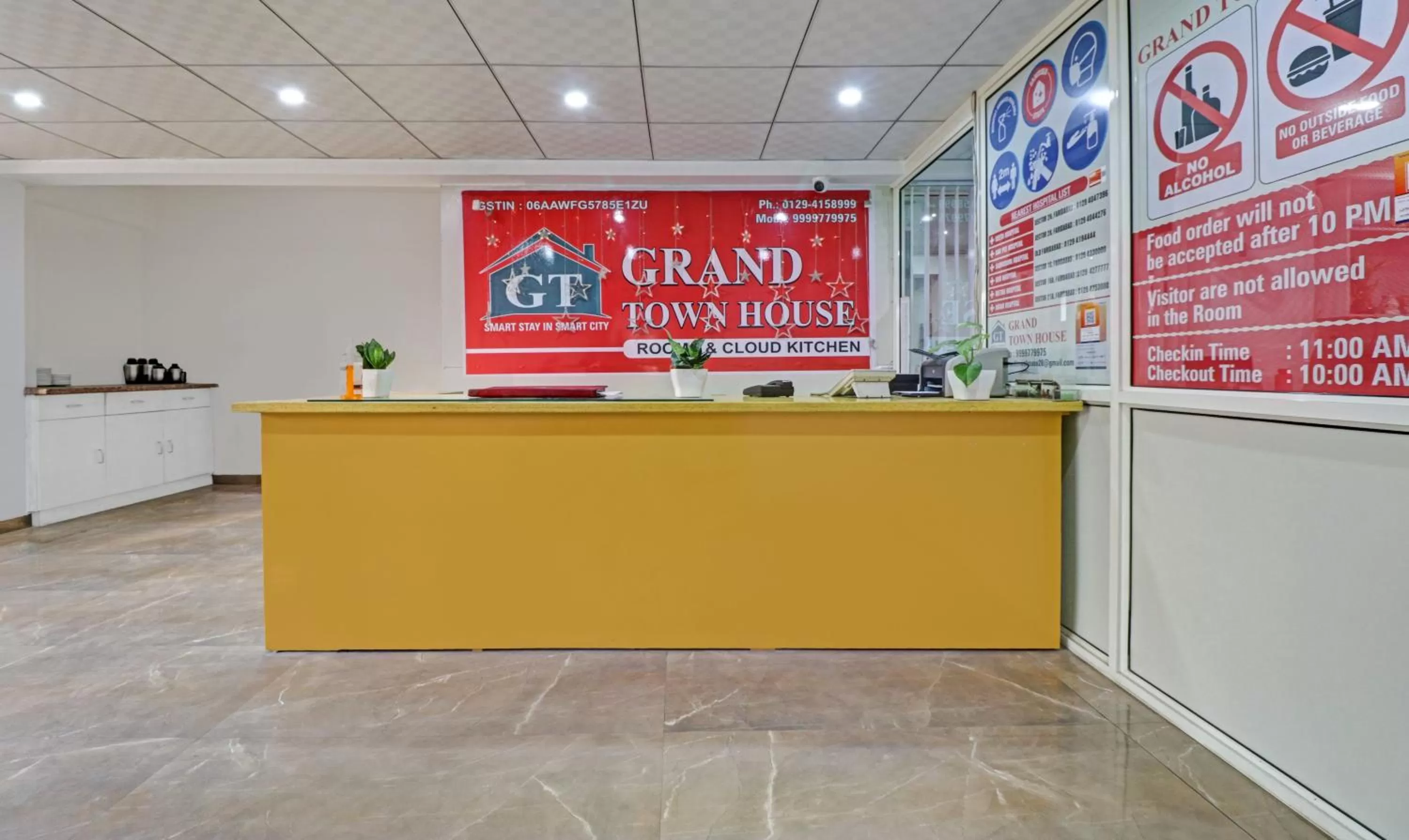 Lobby or reception in Treebo Grand Town House