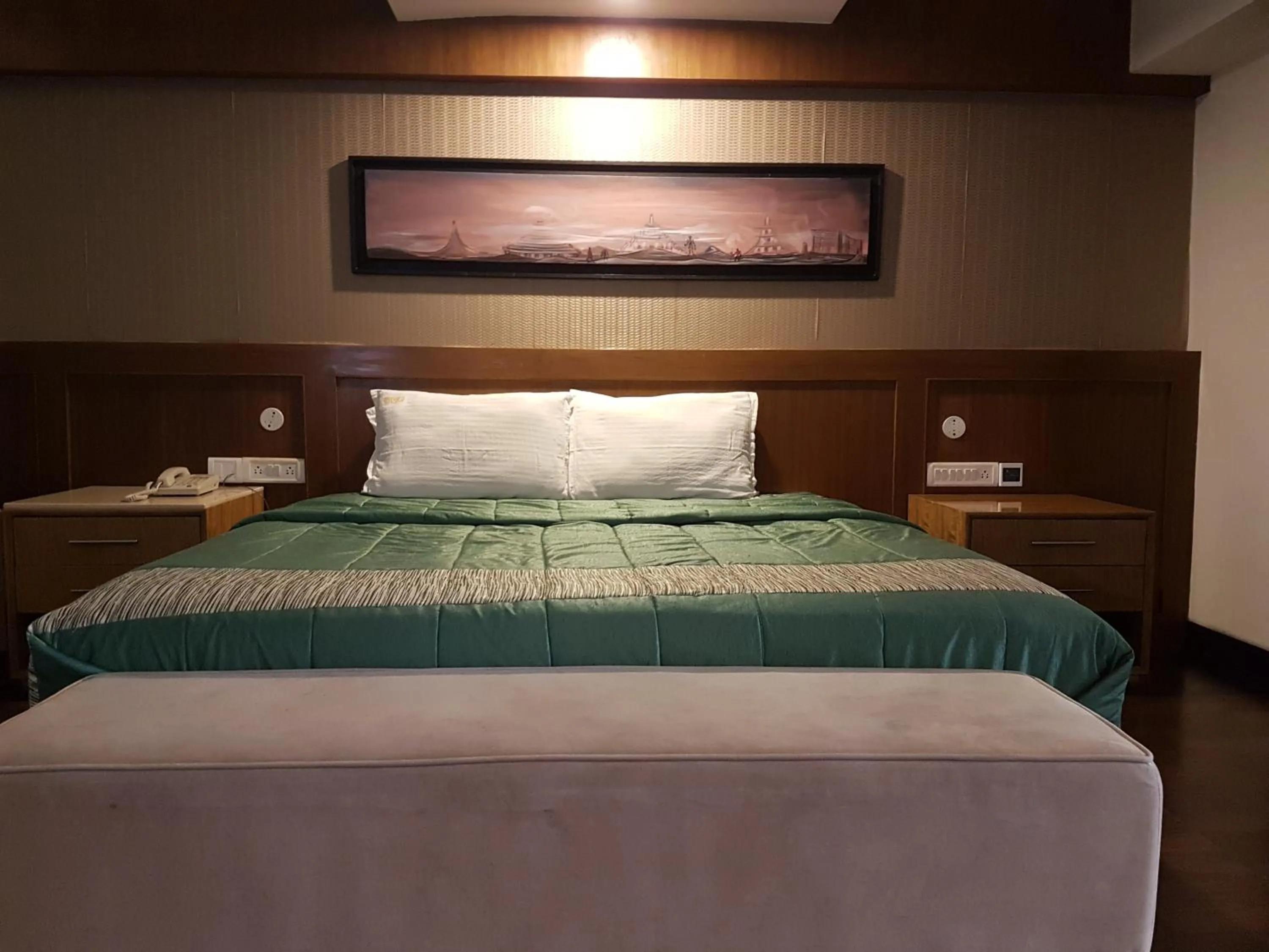 Bed in Vgp Golden Beach Resort