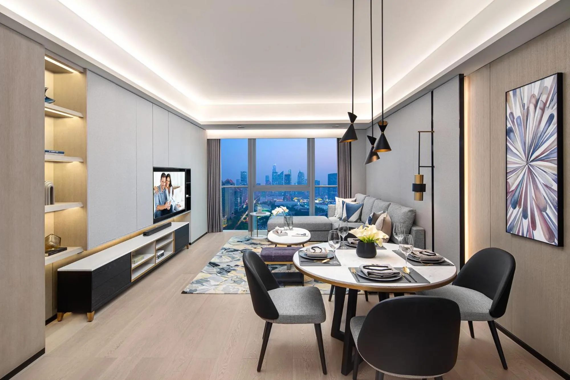 Living room in Ascott ICC Guangzhou