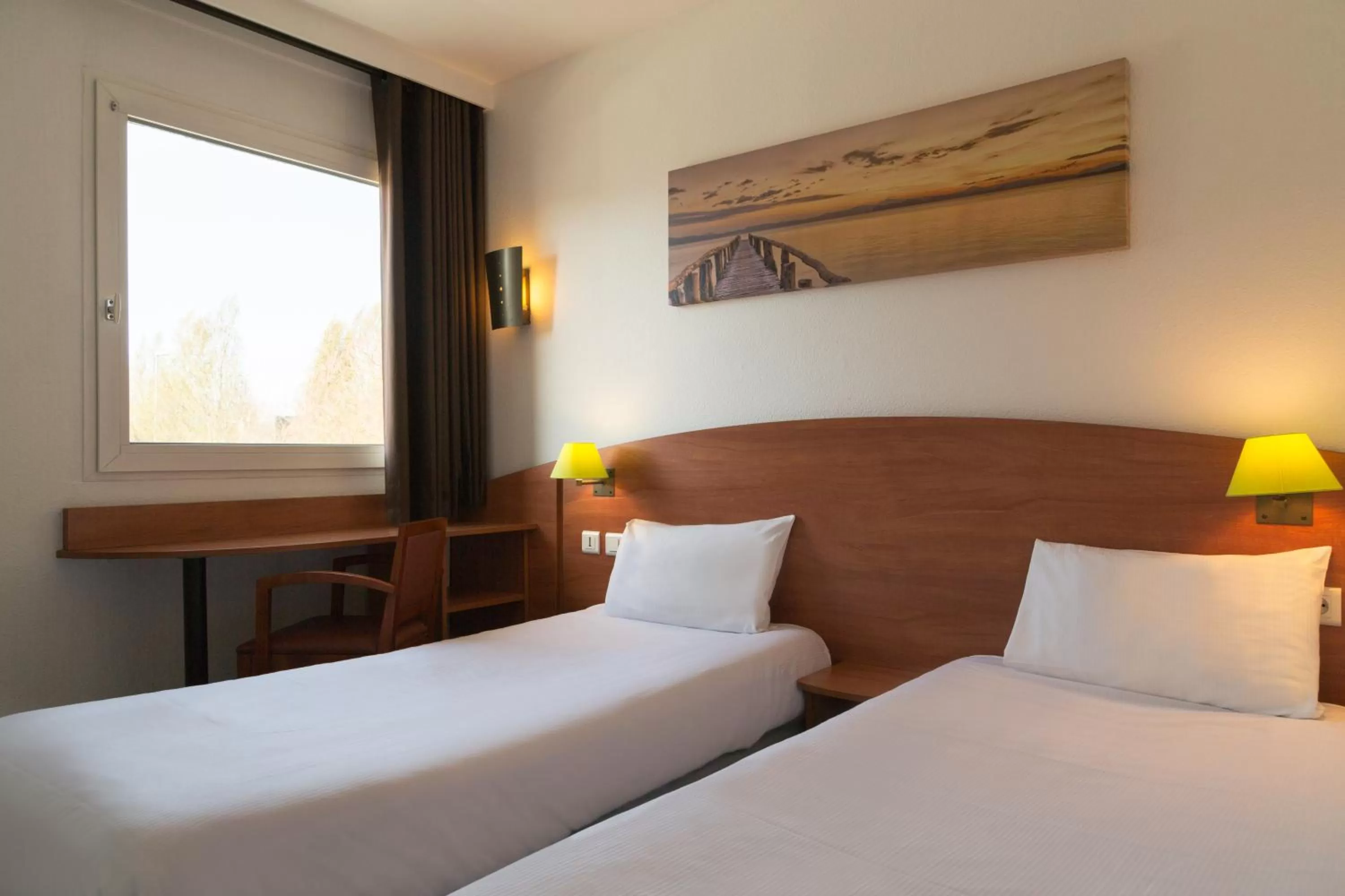 Bed in Hôtel Agora, Nantes Ouest