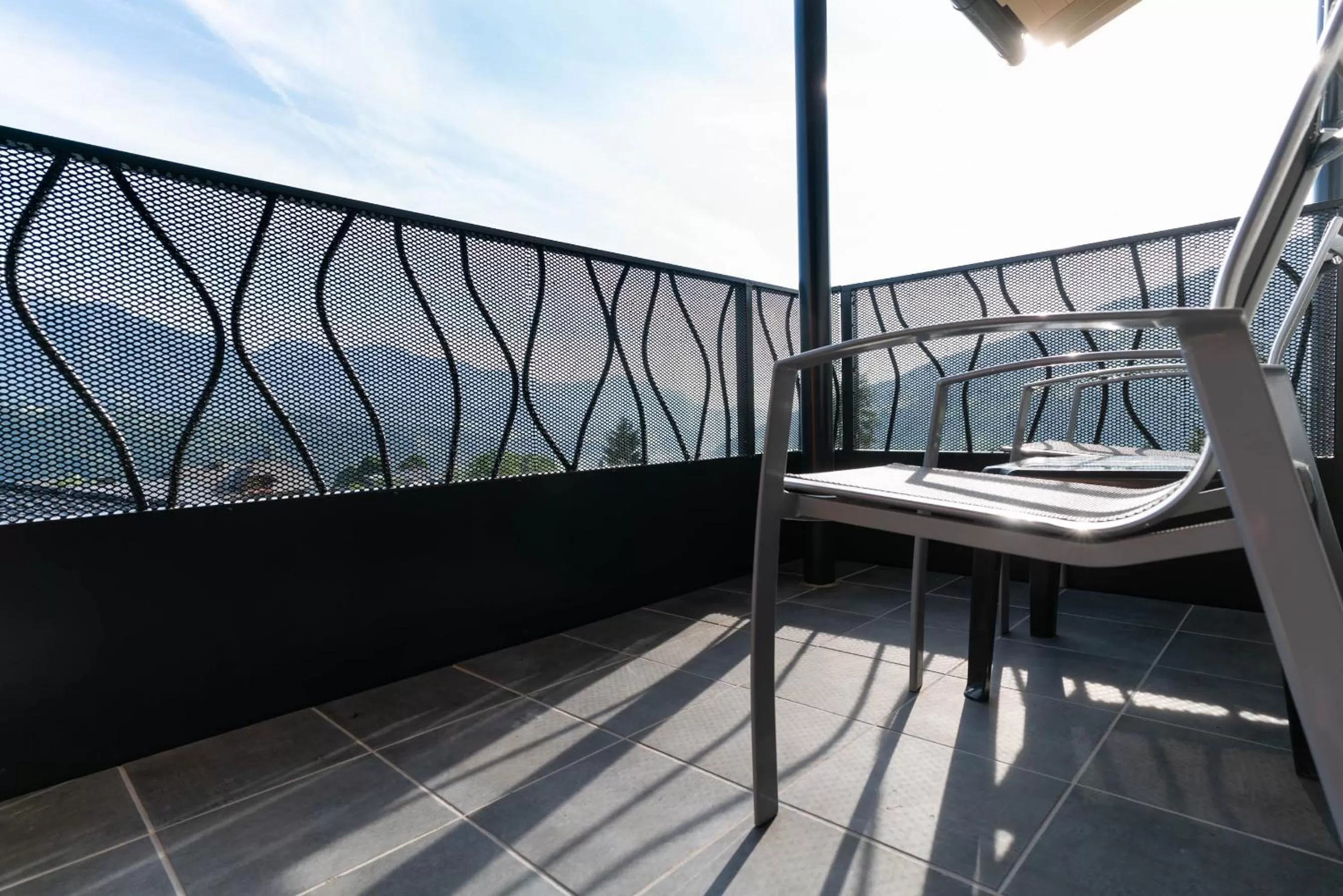 Balcony/Terrace in Apart & Suiten Hotel WEIDEN