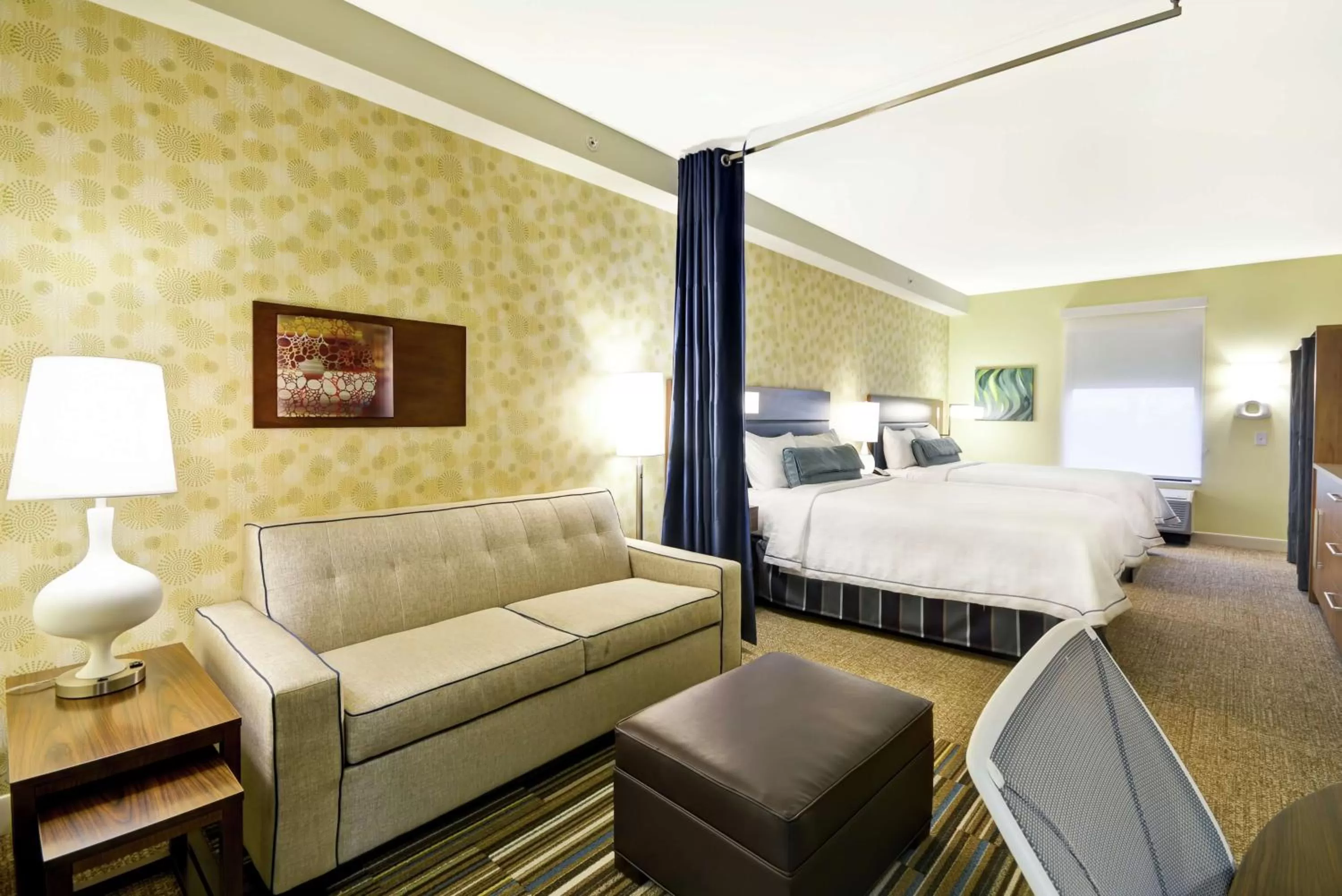 Queen Studio Suite with Two Queen Beds - Hearing Accessible - Non-Smoking in Home2 Suites By Hilton Dallas Addison