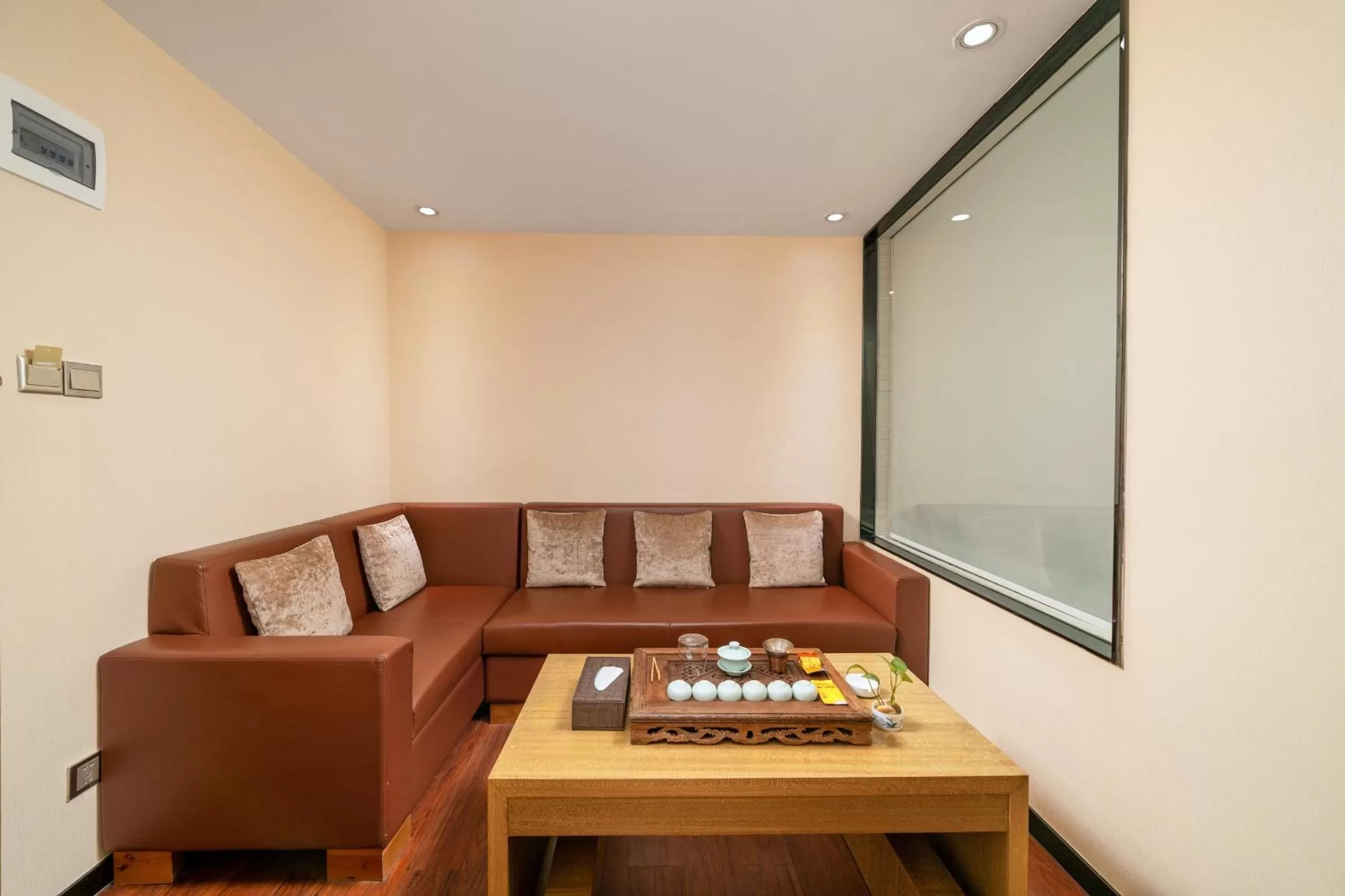 Living room in Guangzhou Boyi Hotel