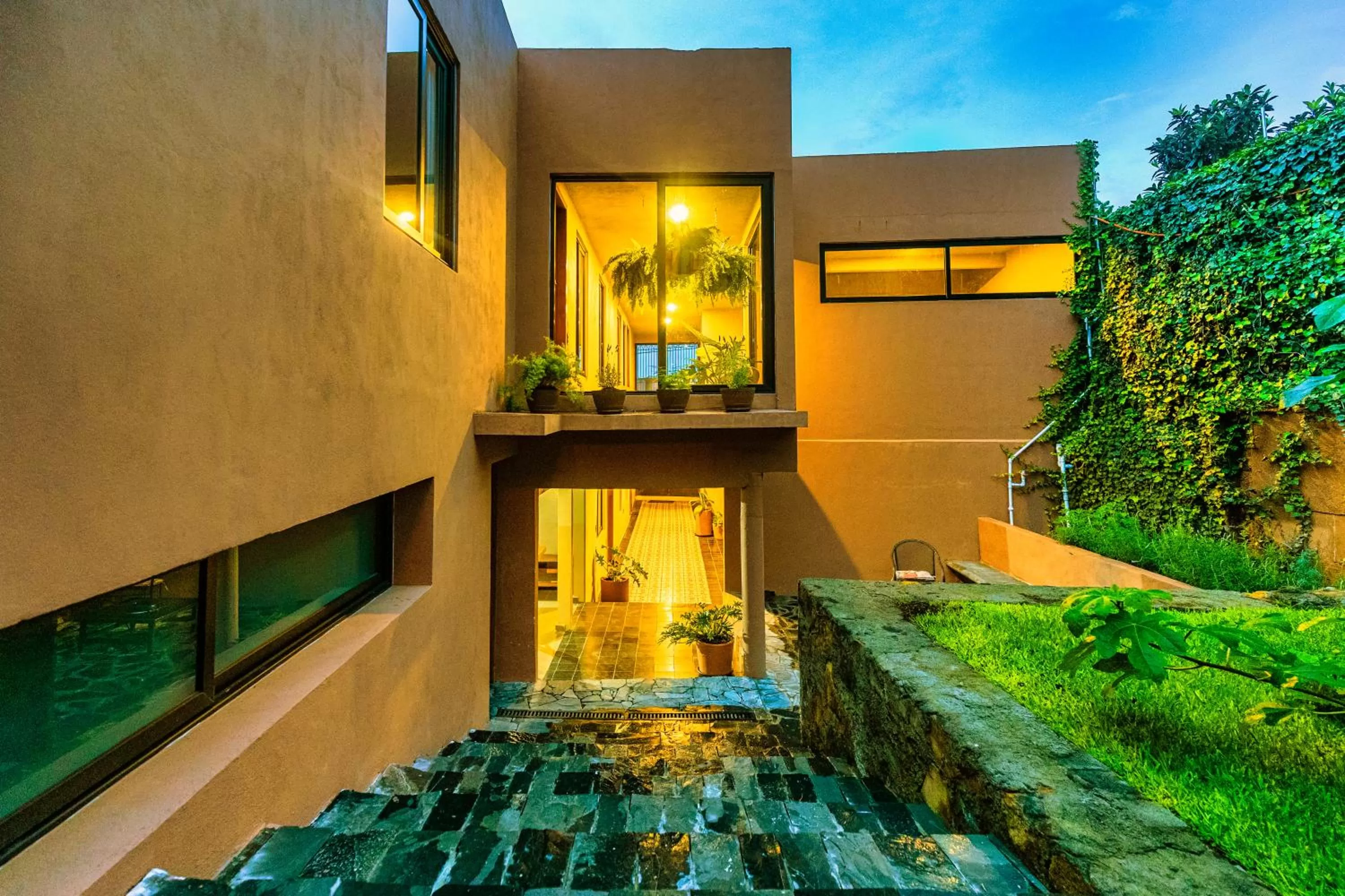 Patio in Casa Lavanda Hotel Boutique