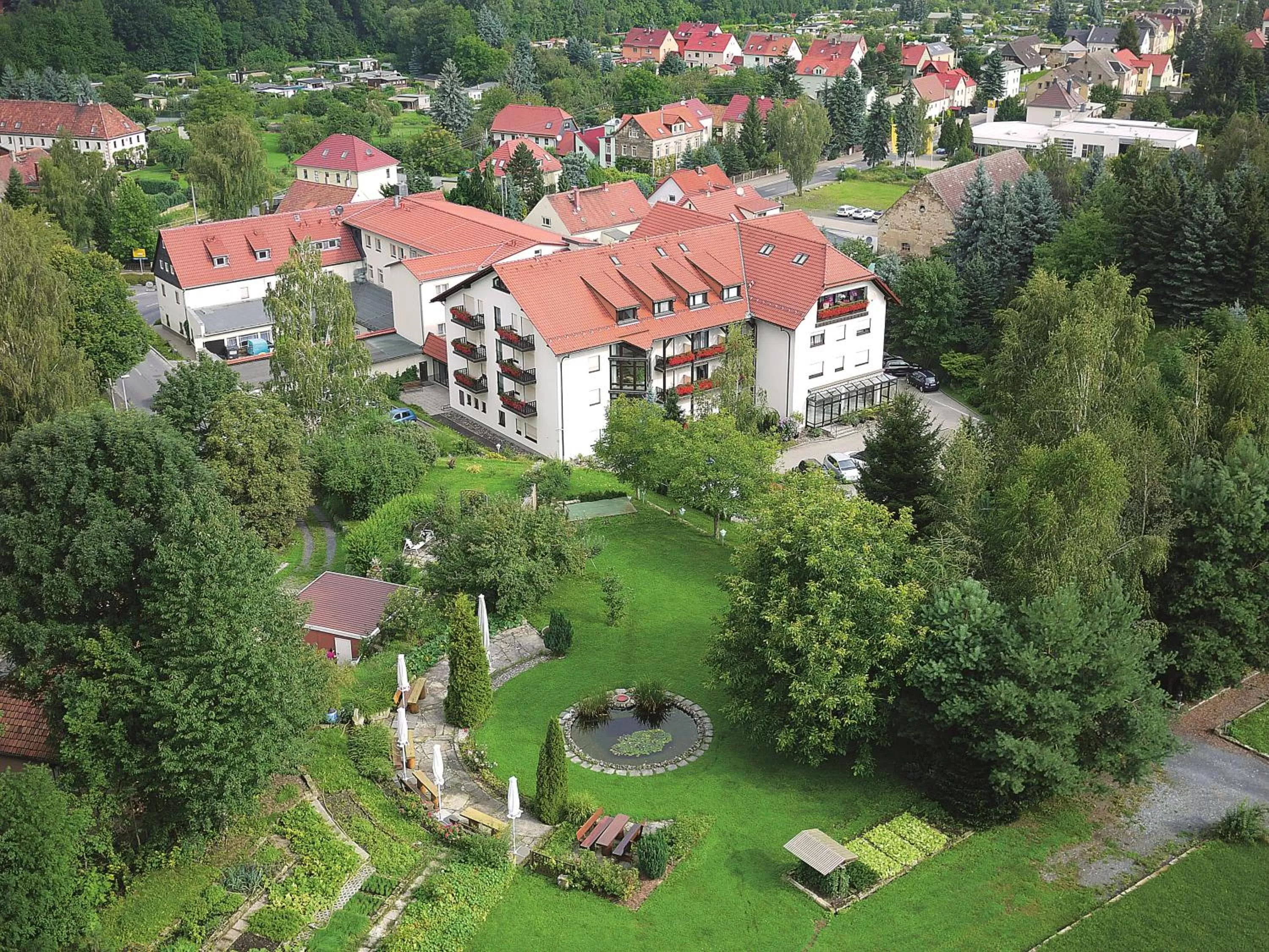 Bird's eye view, Bird's-eye View in Hotel Zur Post