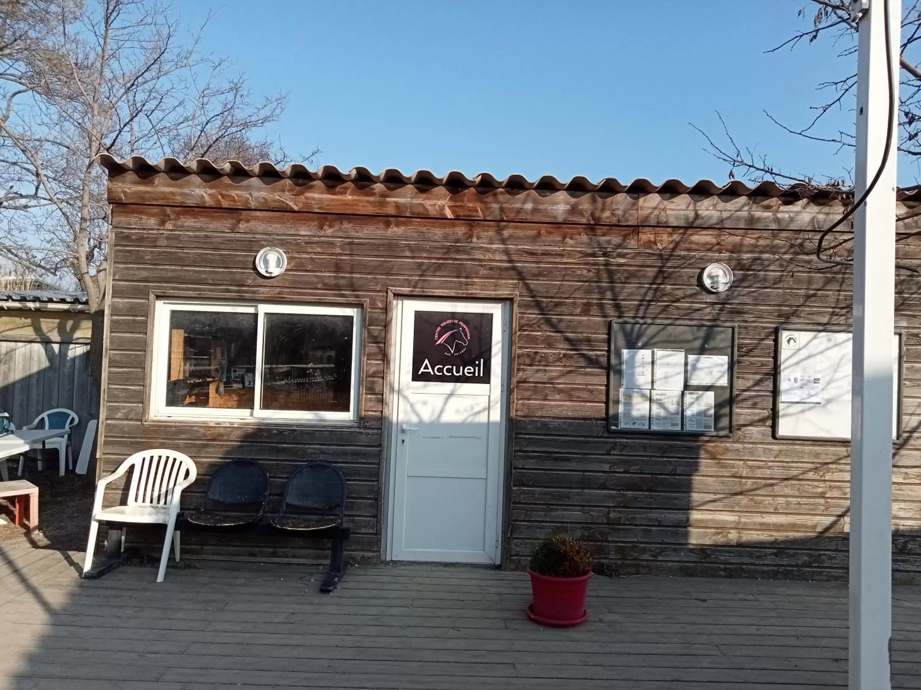 Horse-riding in Mas Palegry côté terrasse
