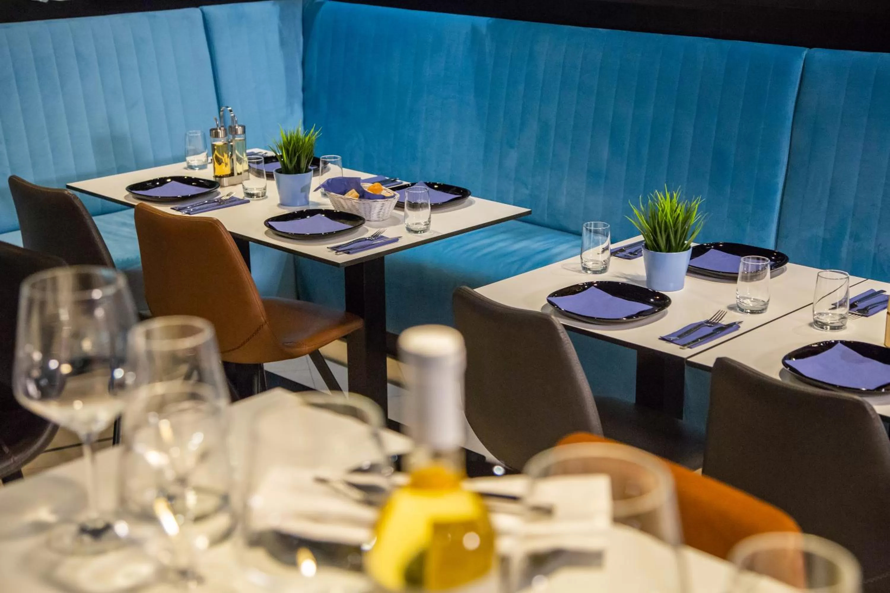 Restaurant/places to eat in Hotel Blue