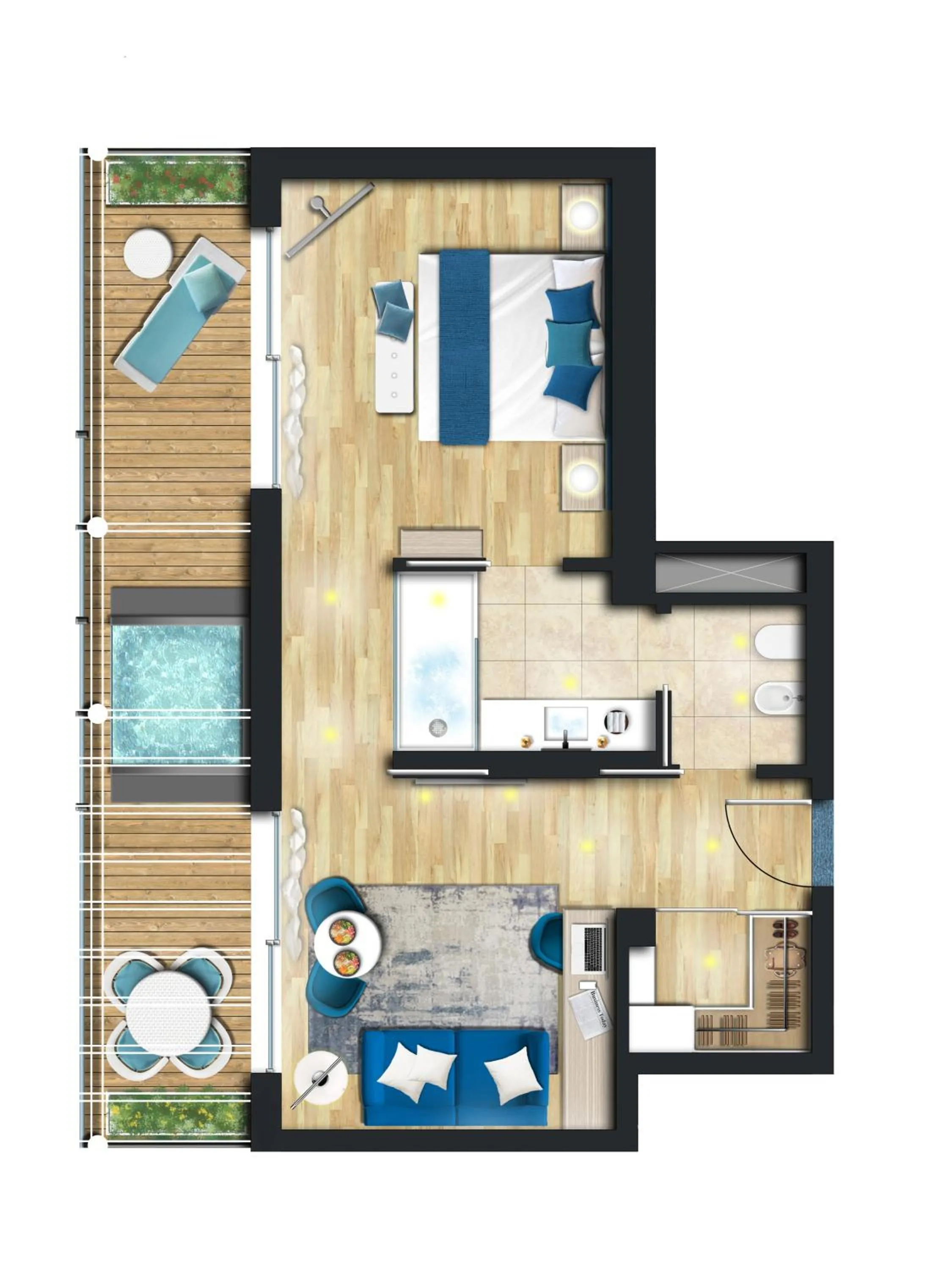 Floor plan in Atlantic Hotel & SPA