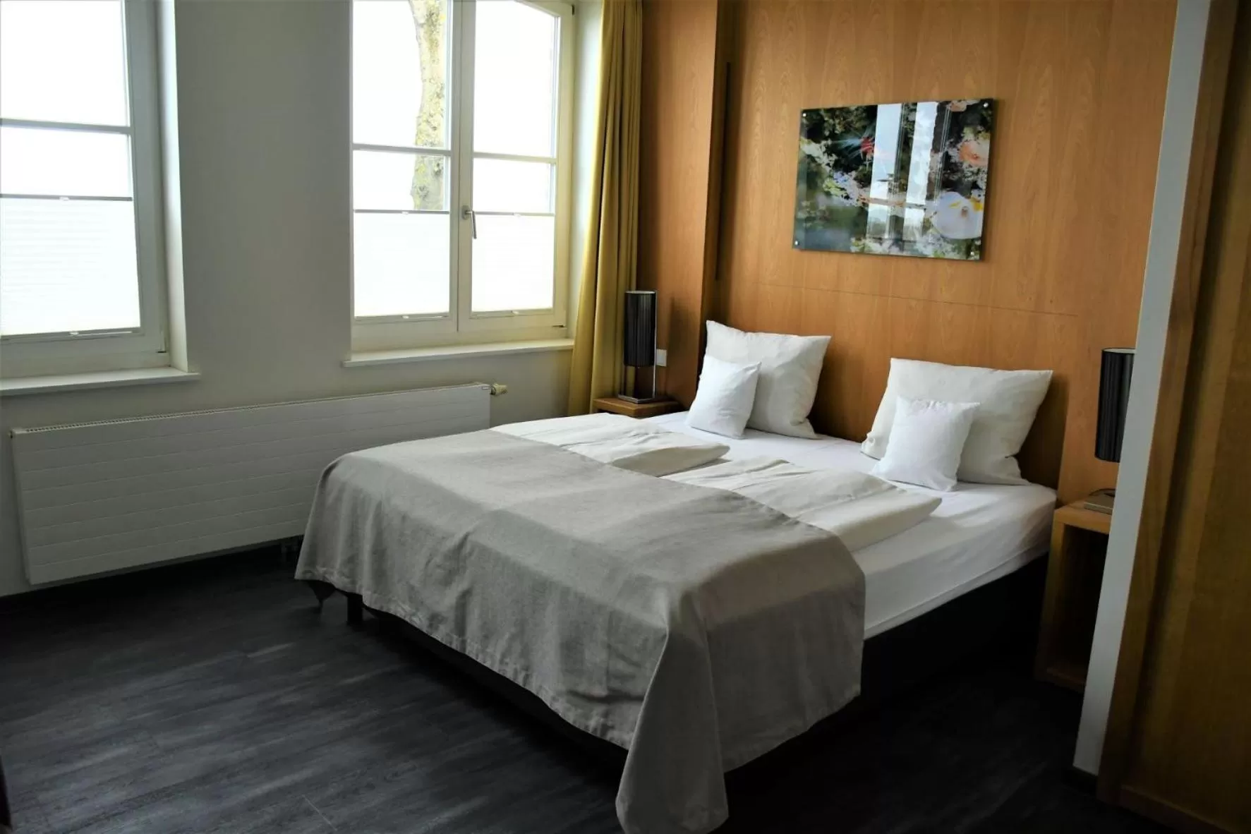 Bed in Hotel Hafenresidenz Stralsund