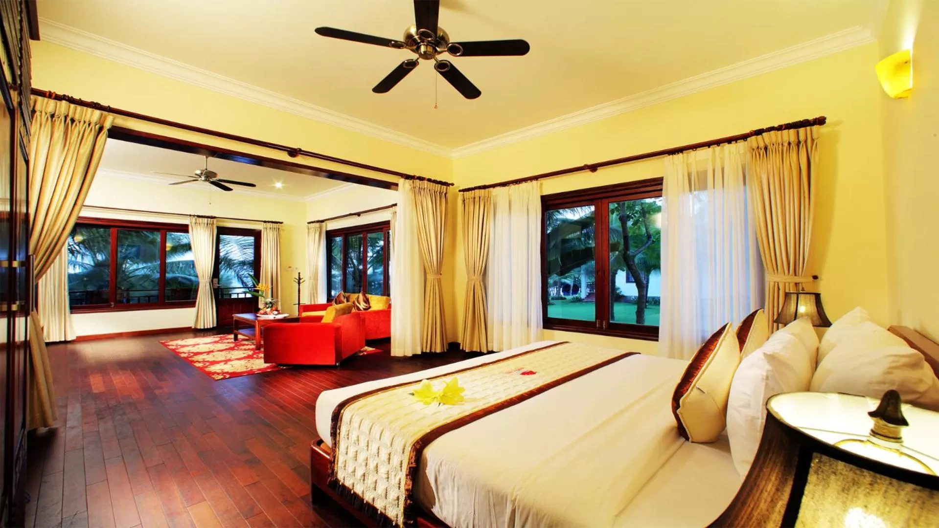 Photo of the whole room, Bed in Golden Coast Resort & Spa