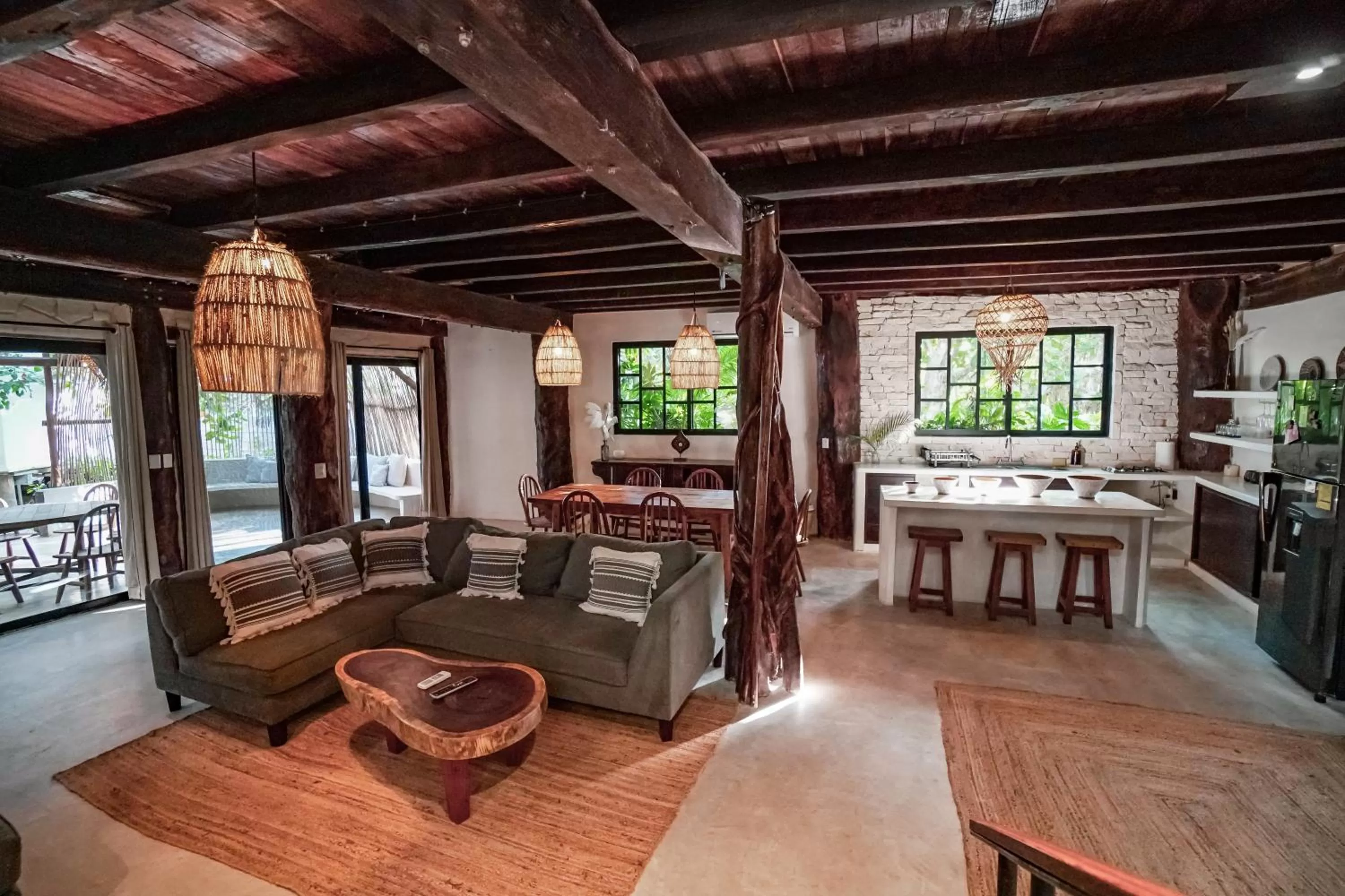 Kitchen or kitchenette in Amansala Resort