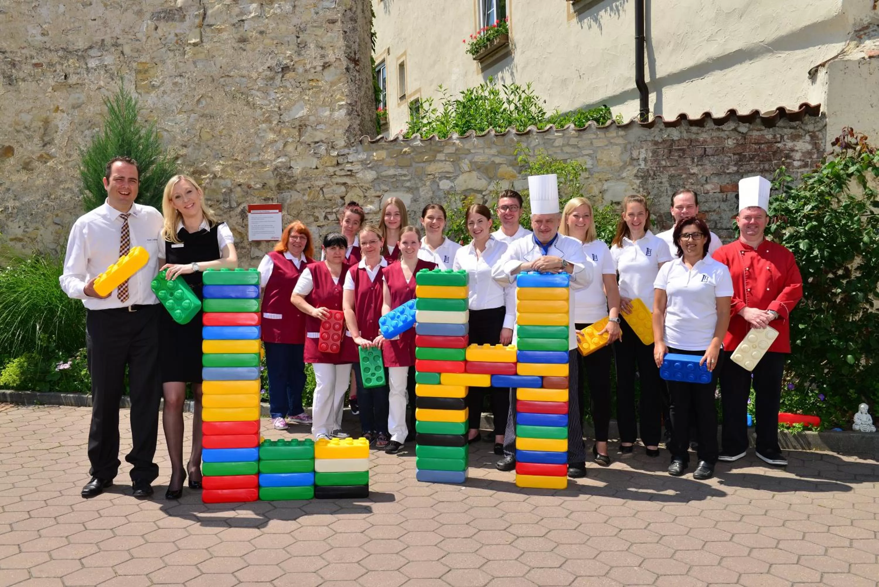 Staff in Lobinger Hotel Weisses Ross