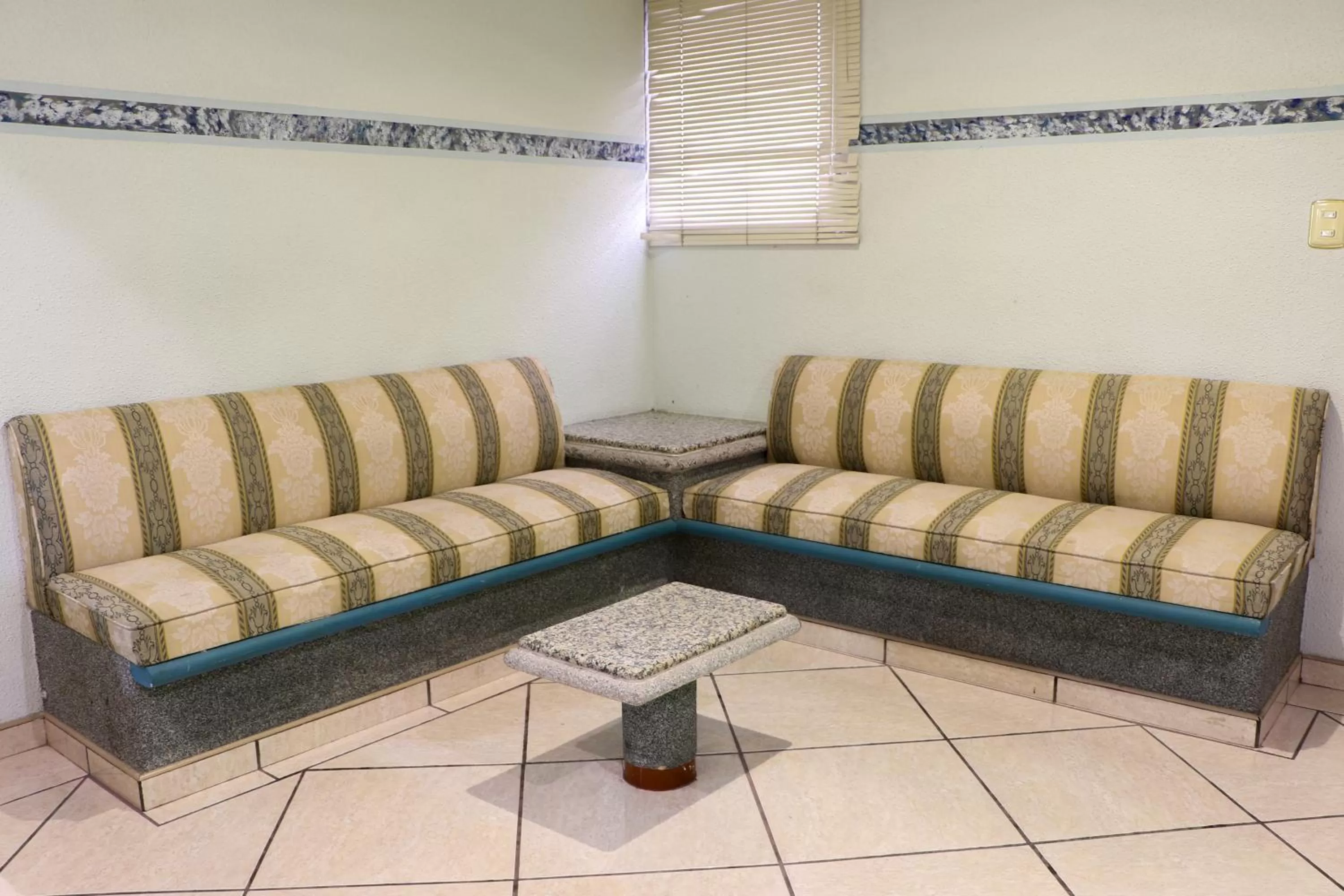 Living room in Motel Caribe