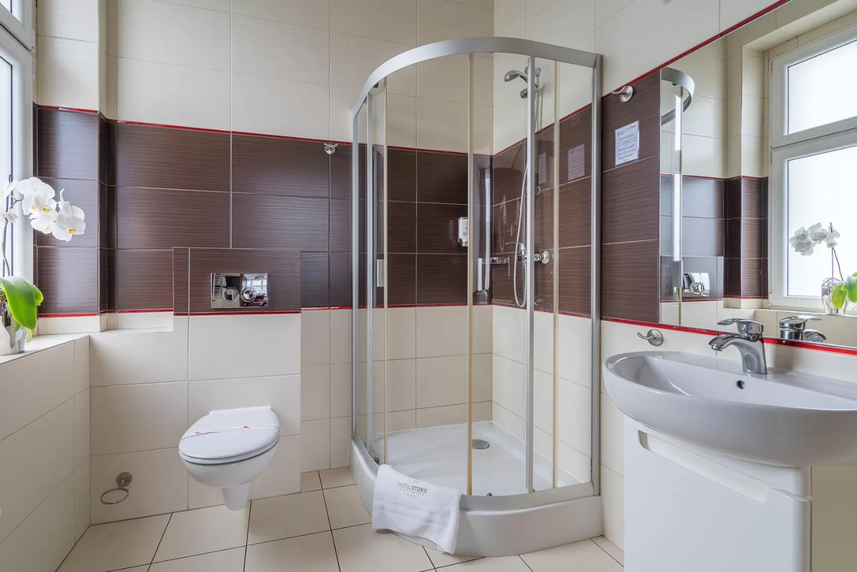 Bathroom in Hotel Stork