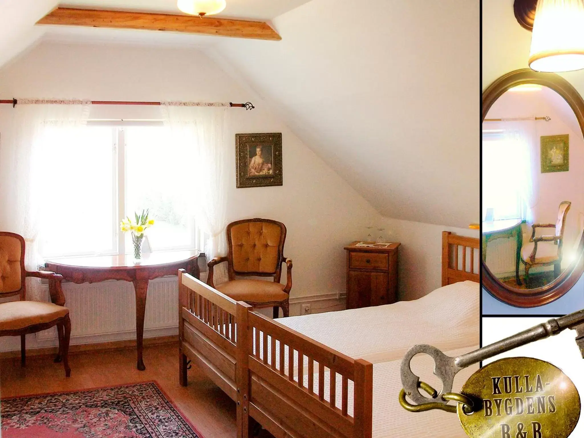 Triple Room with Shared Bathroom in Kullabygdens Bed & Breakfast Triple Room with Shared Bathroom in Kullabygdens Bed & Breakfast