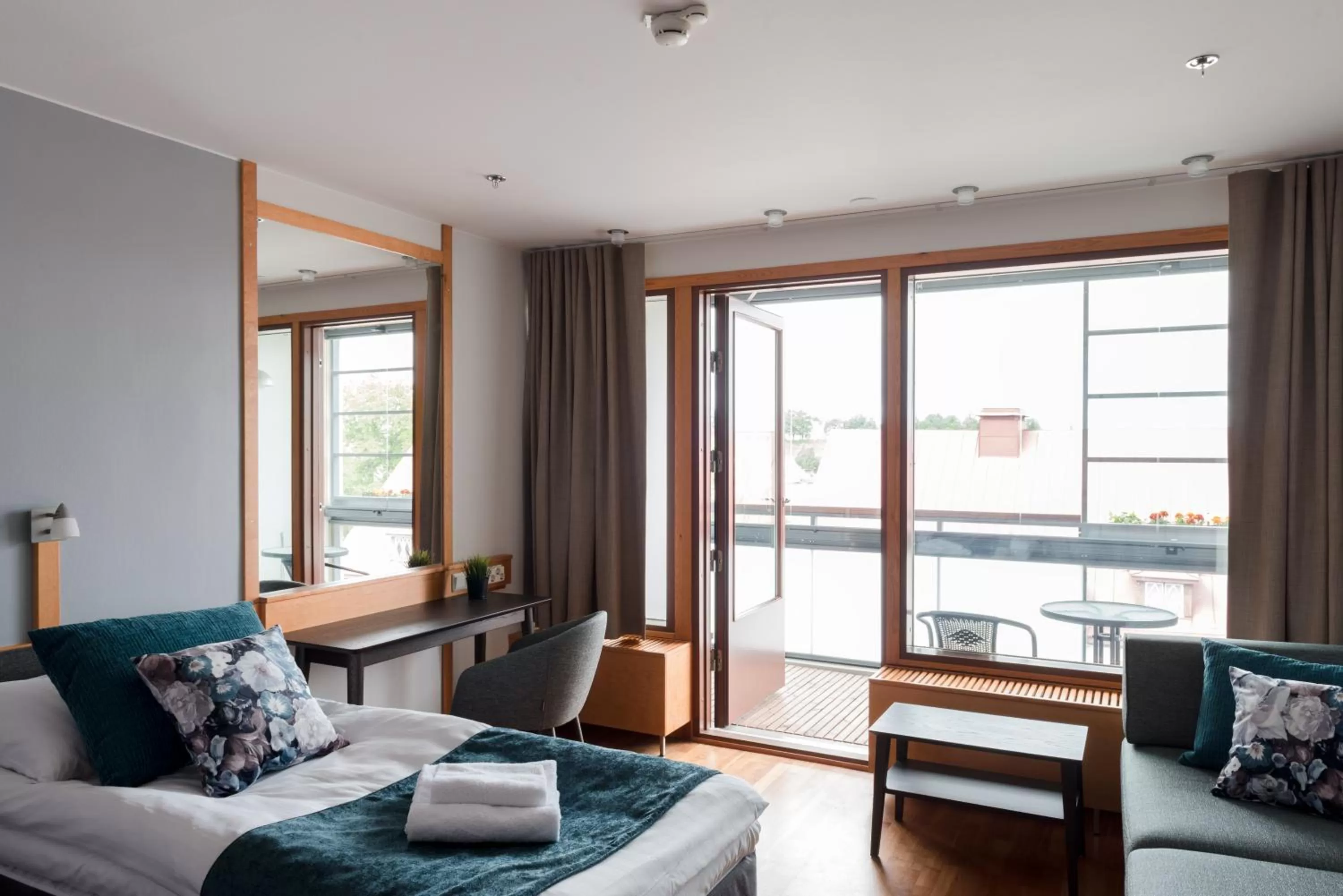 Bed in Hotelli Lähde