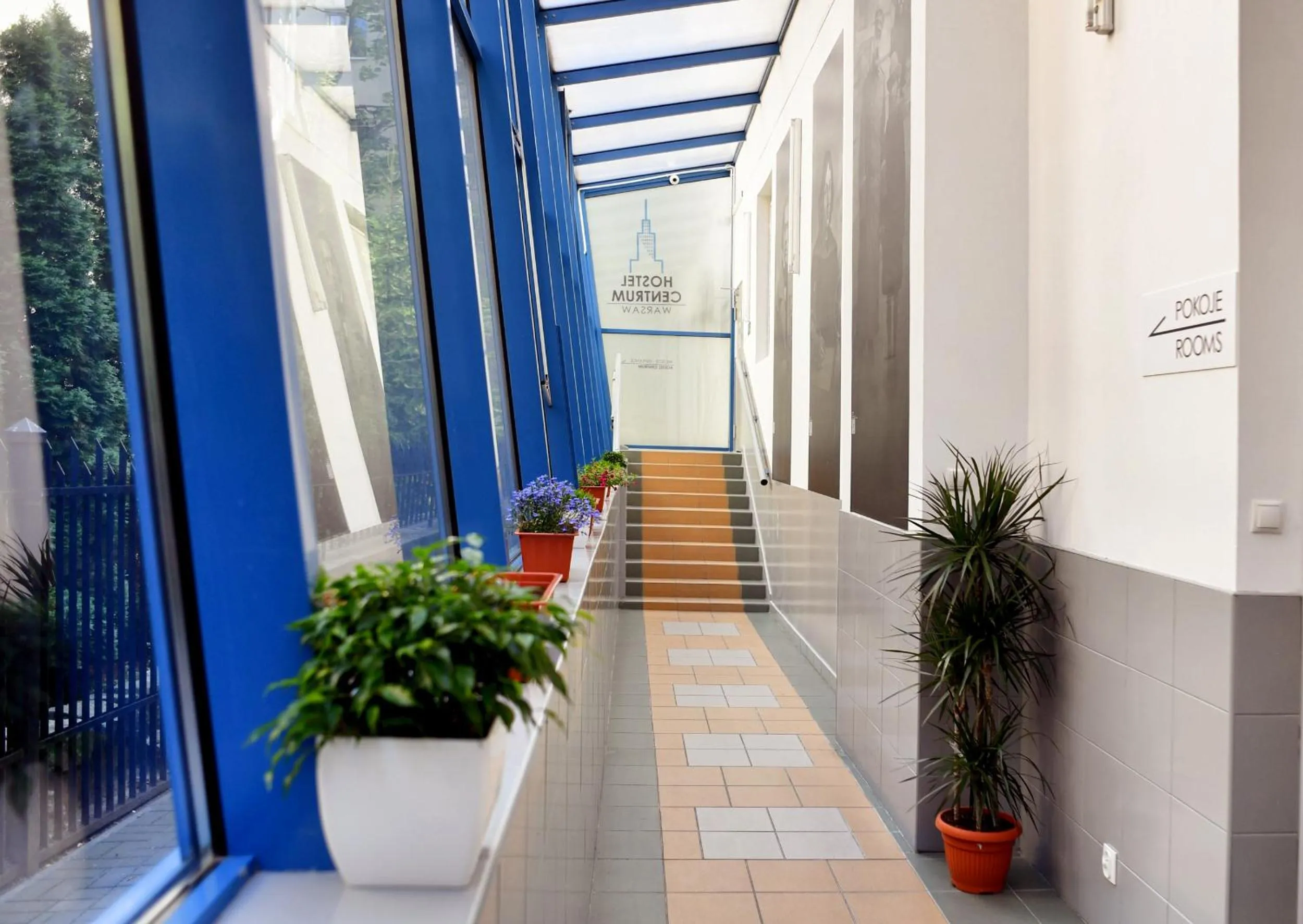 Decorative detail in Warsaw Hostel Centrum Private Rooms & Dorms