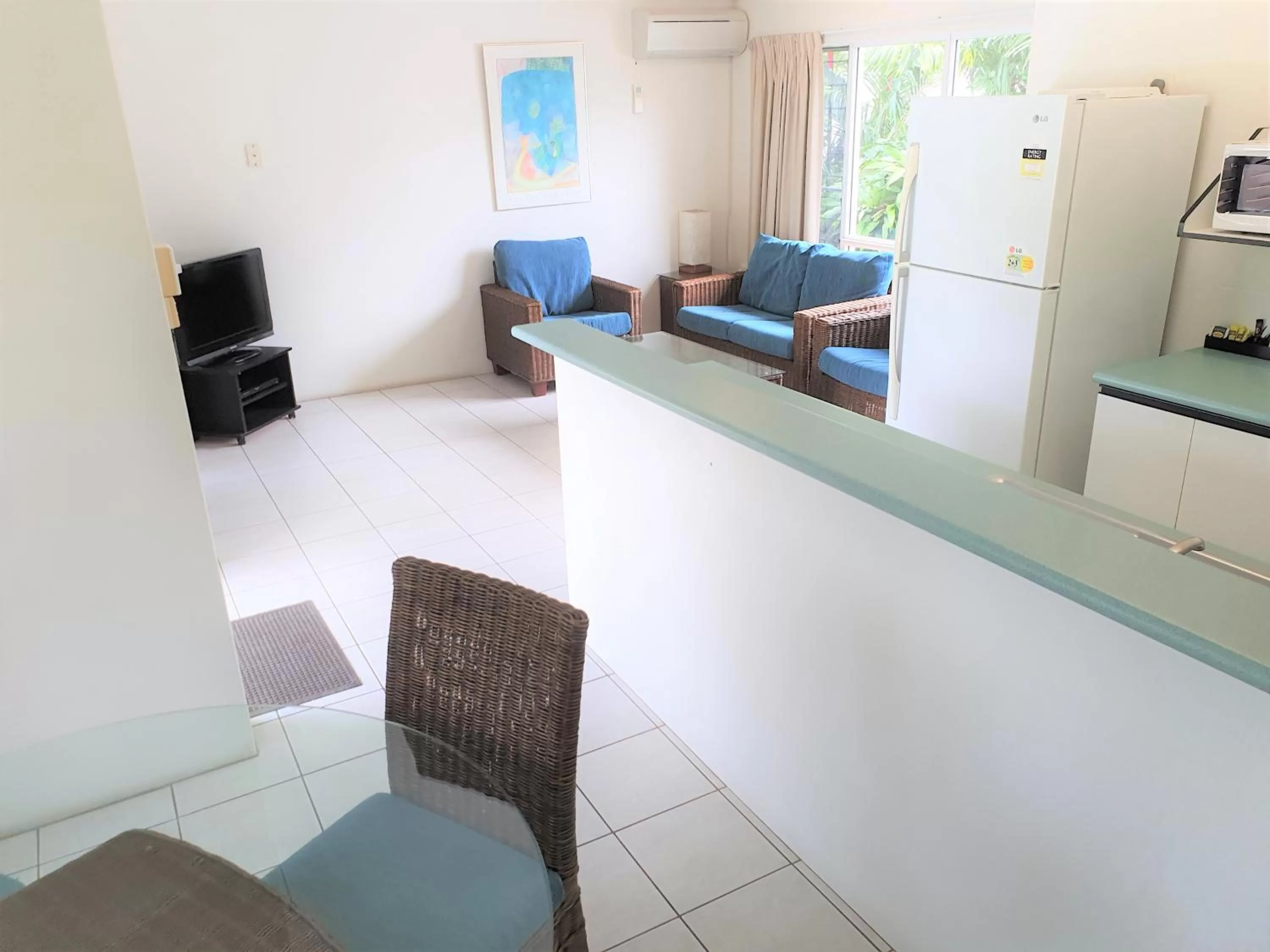 Living room in Mango Tree Holiday Apartments