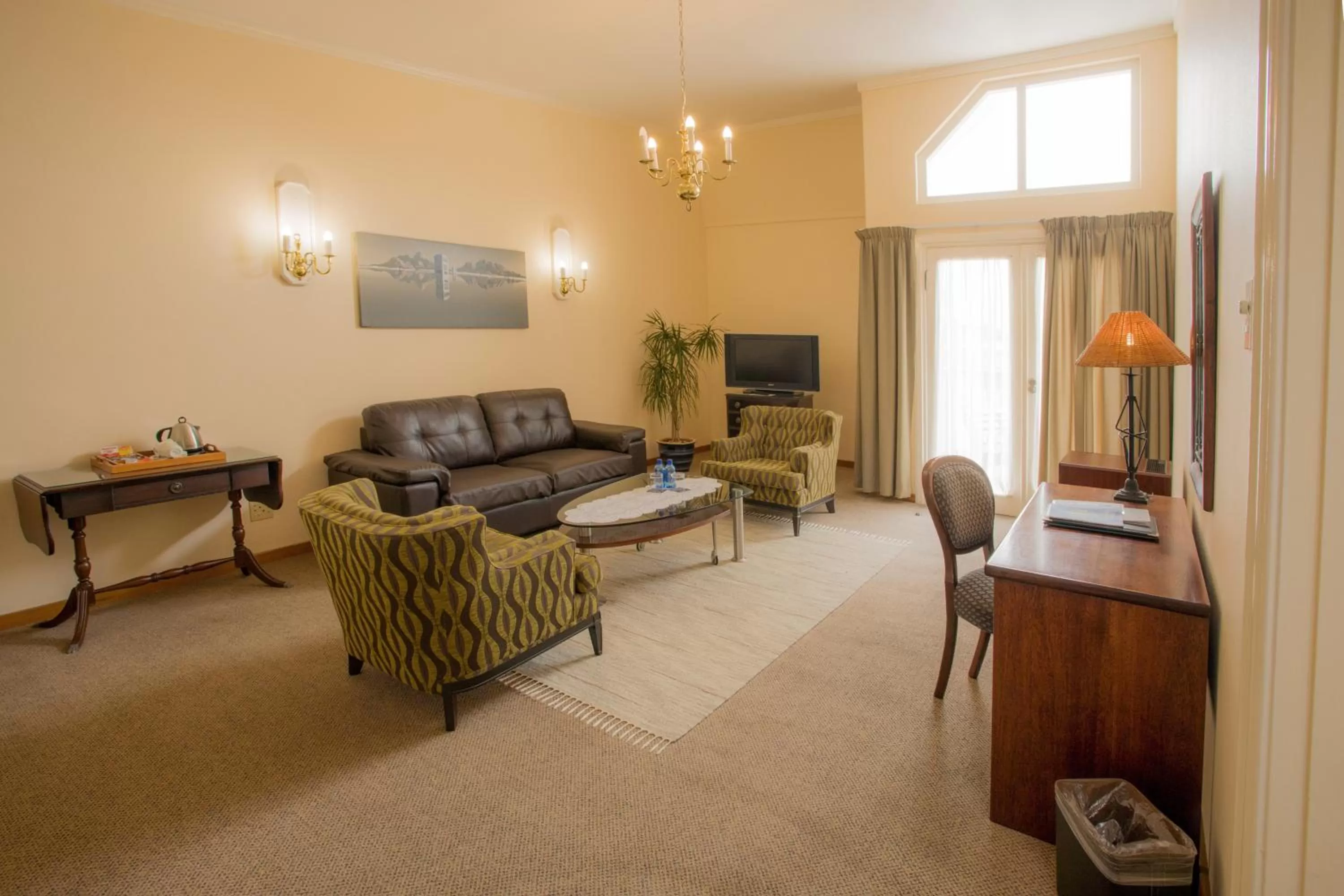 Living room in Hansa Hotel Swakopmund