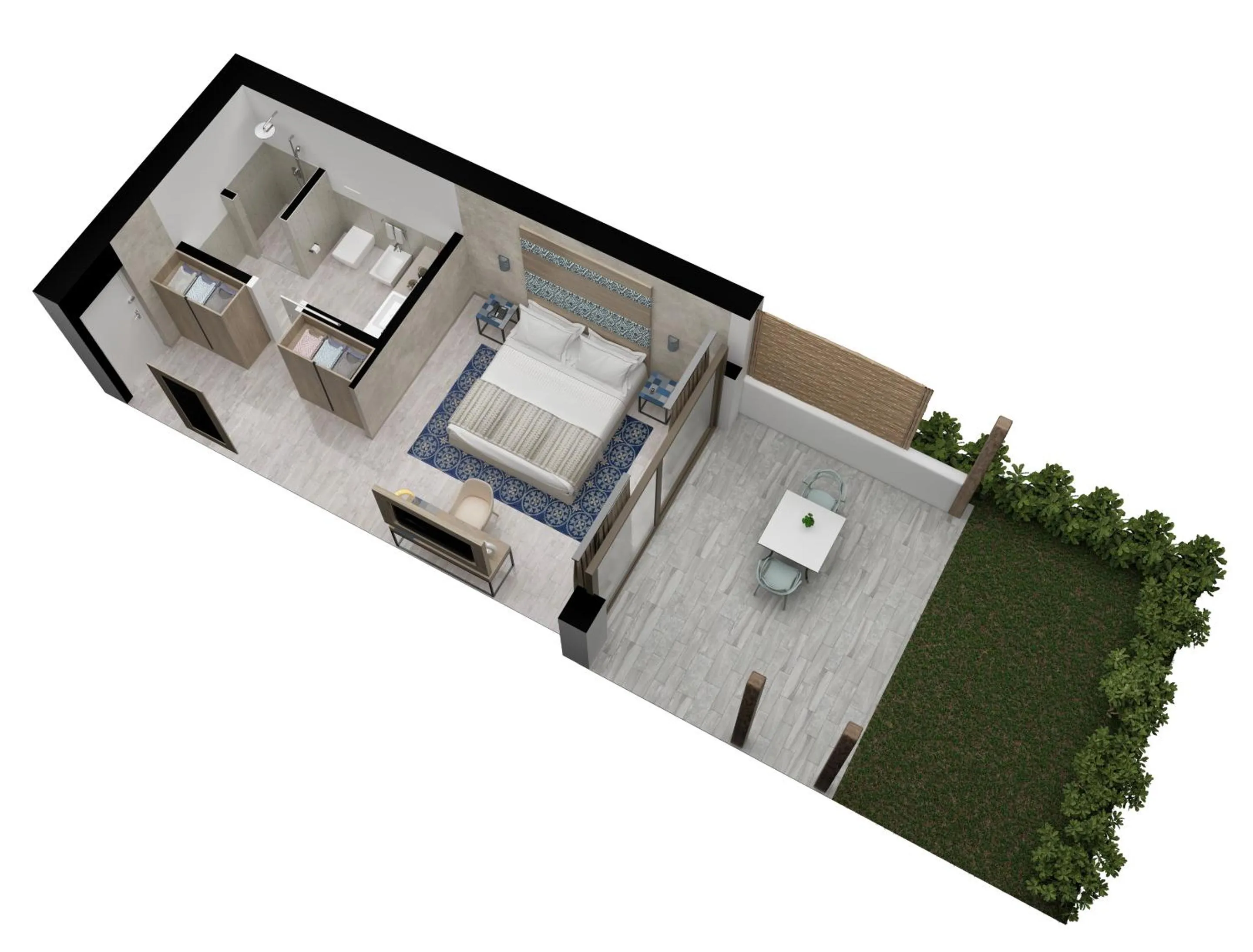 Floor plan in Baglioni Resort Sardinia - The Leading Hotels of the World