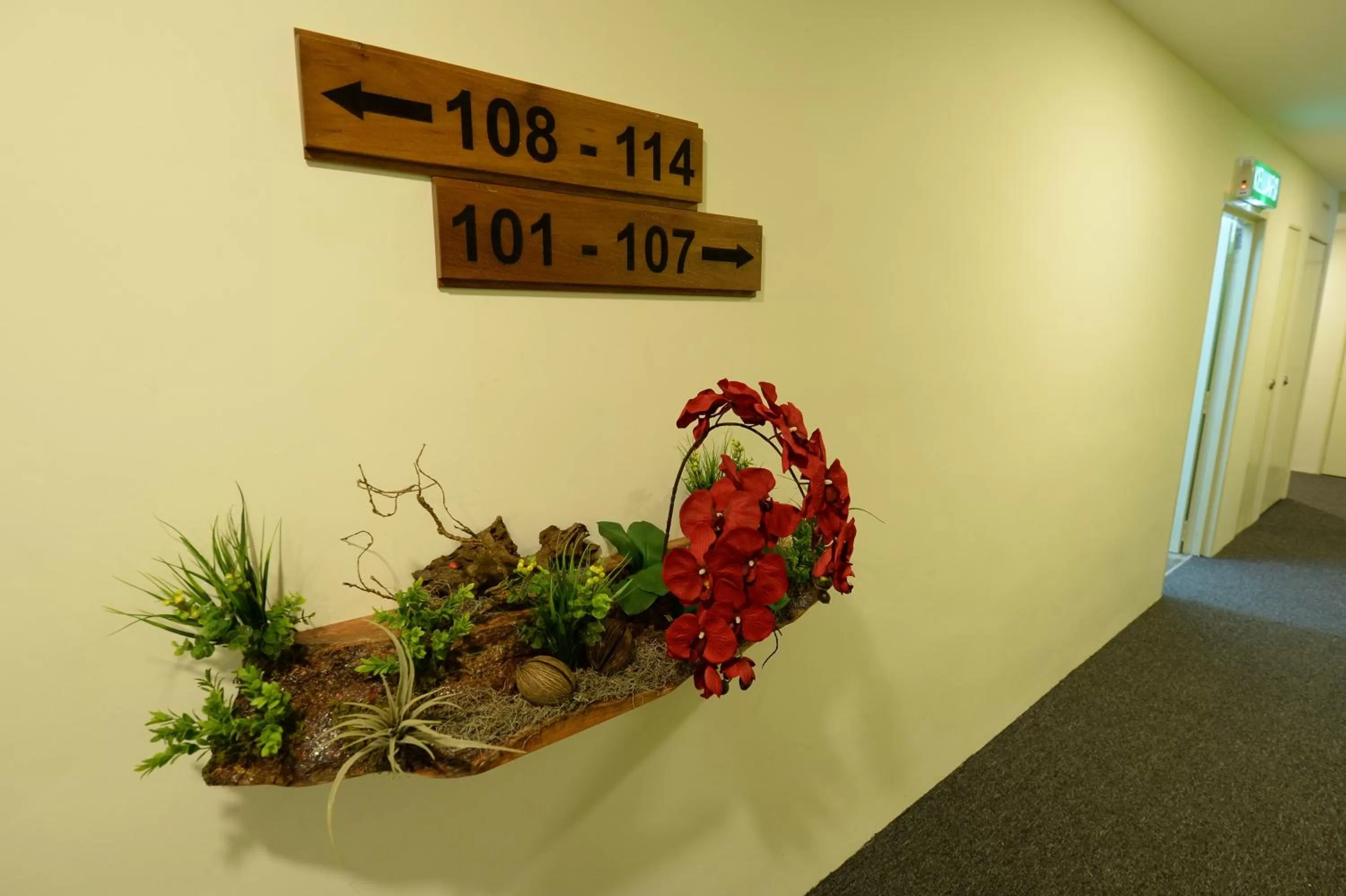 Decorative detail in Rimba Hotel