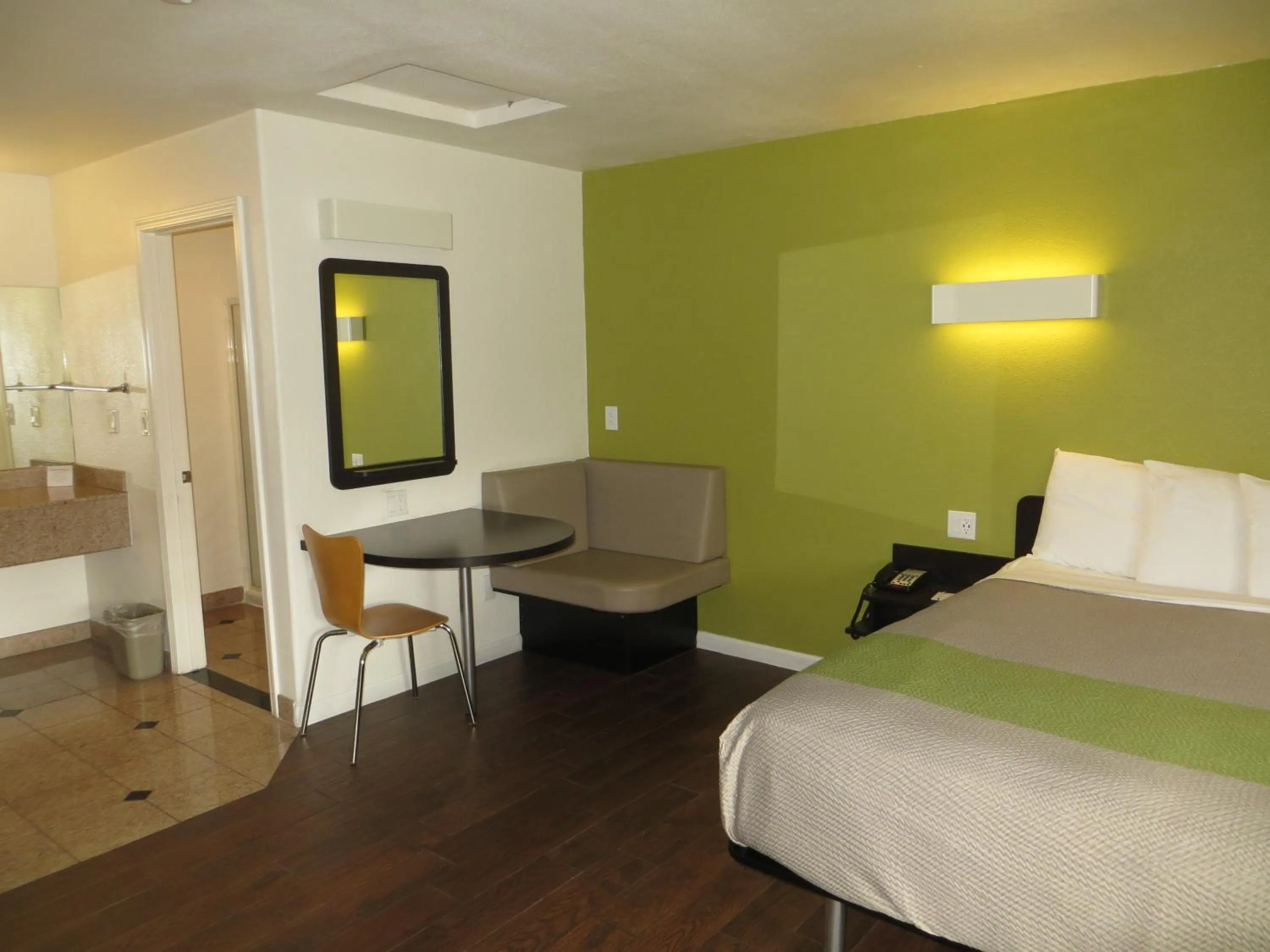 Bed in Motel 6 - Downtown Monterey