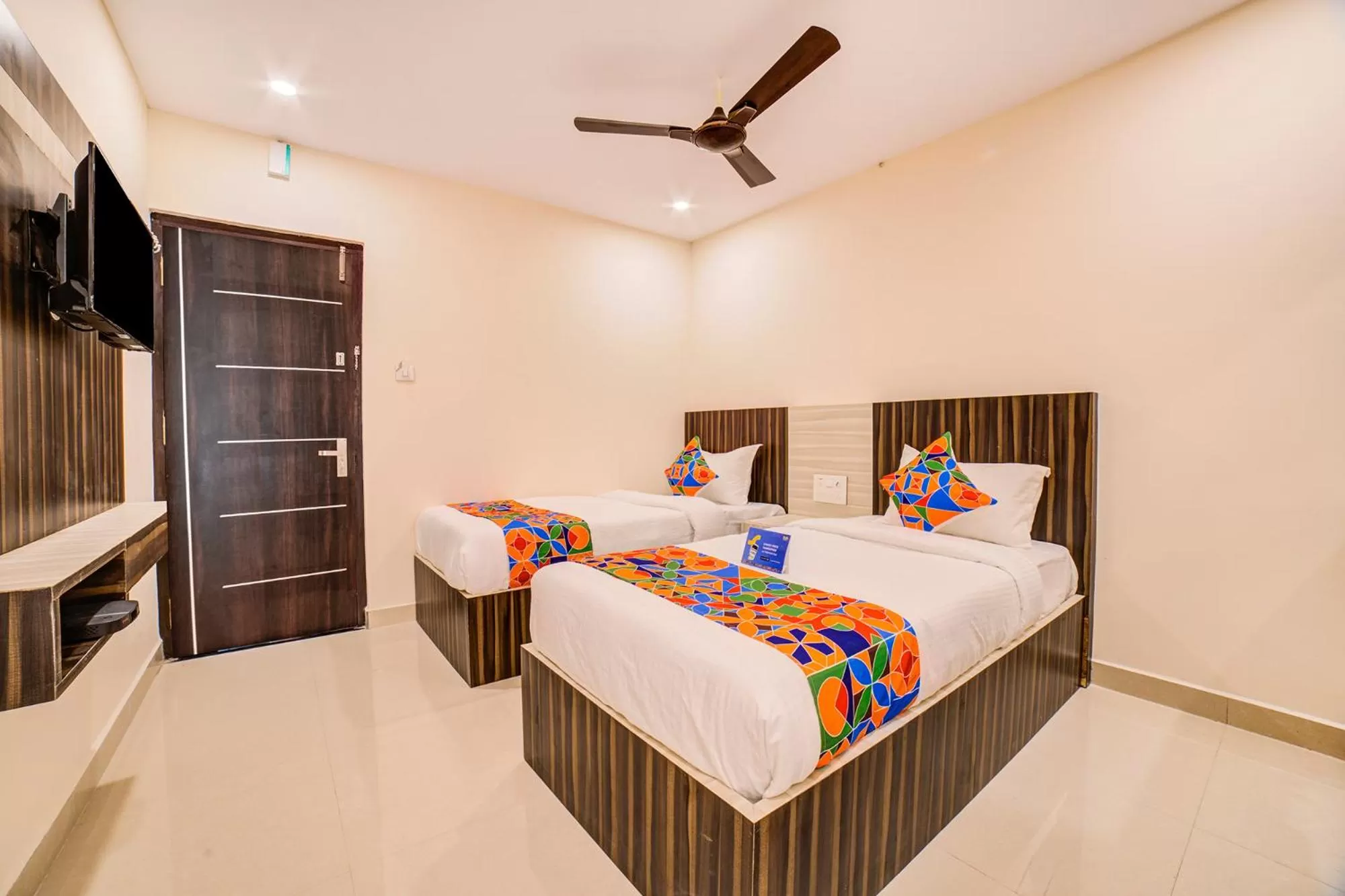 Bedroom in FabHotel Spark Inn Dwarakanagar