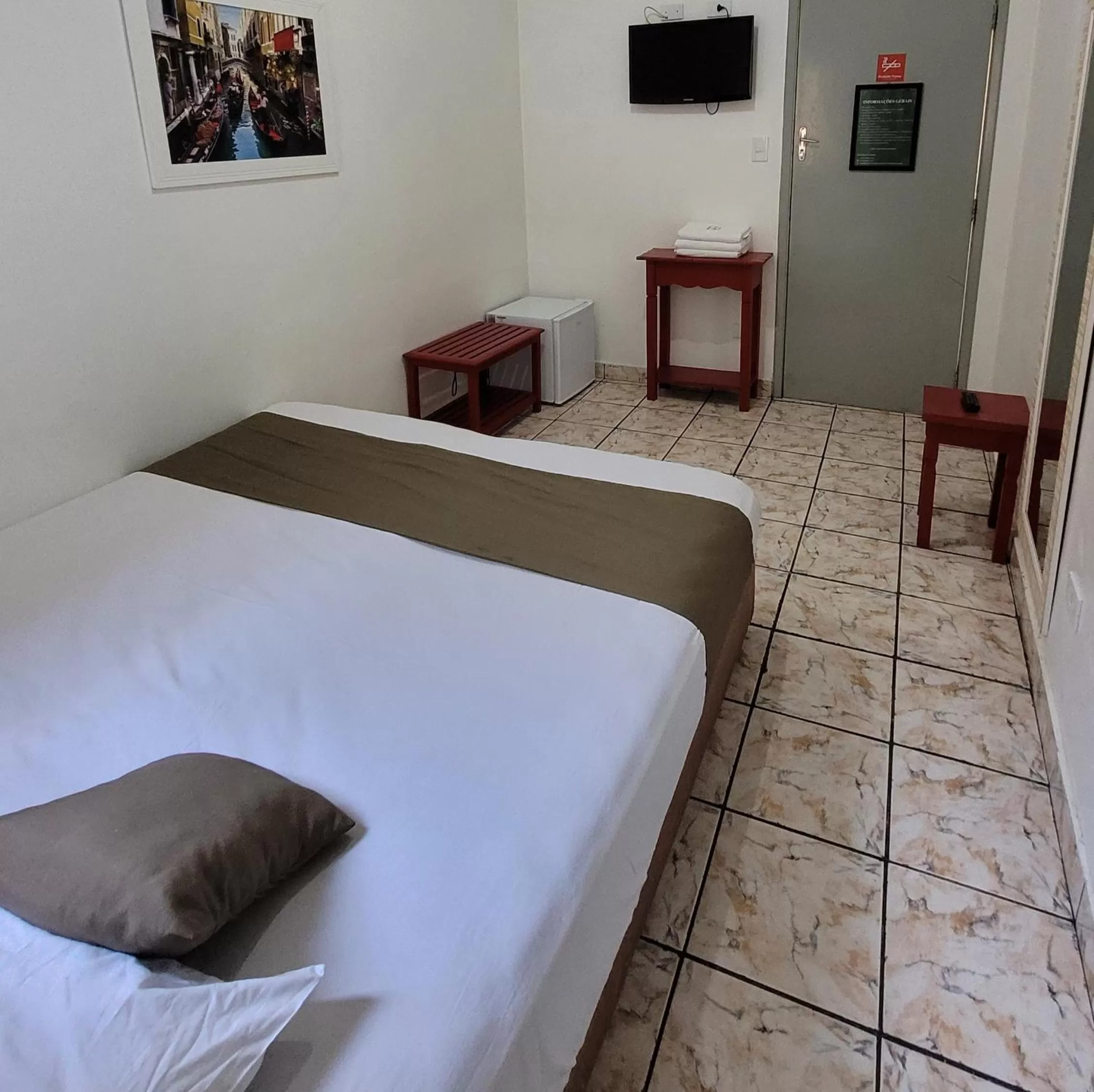 Bed in Hotel Dona Lú