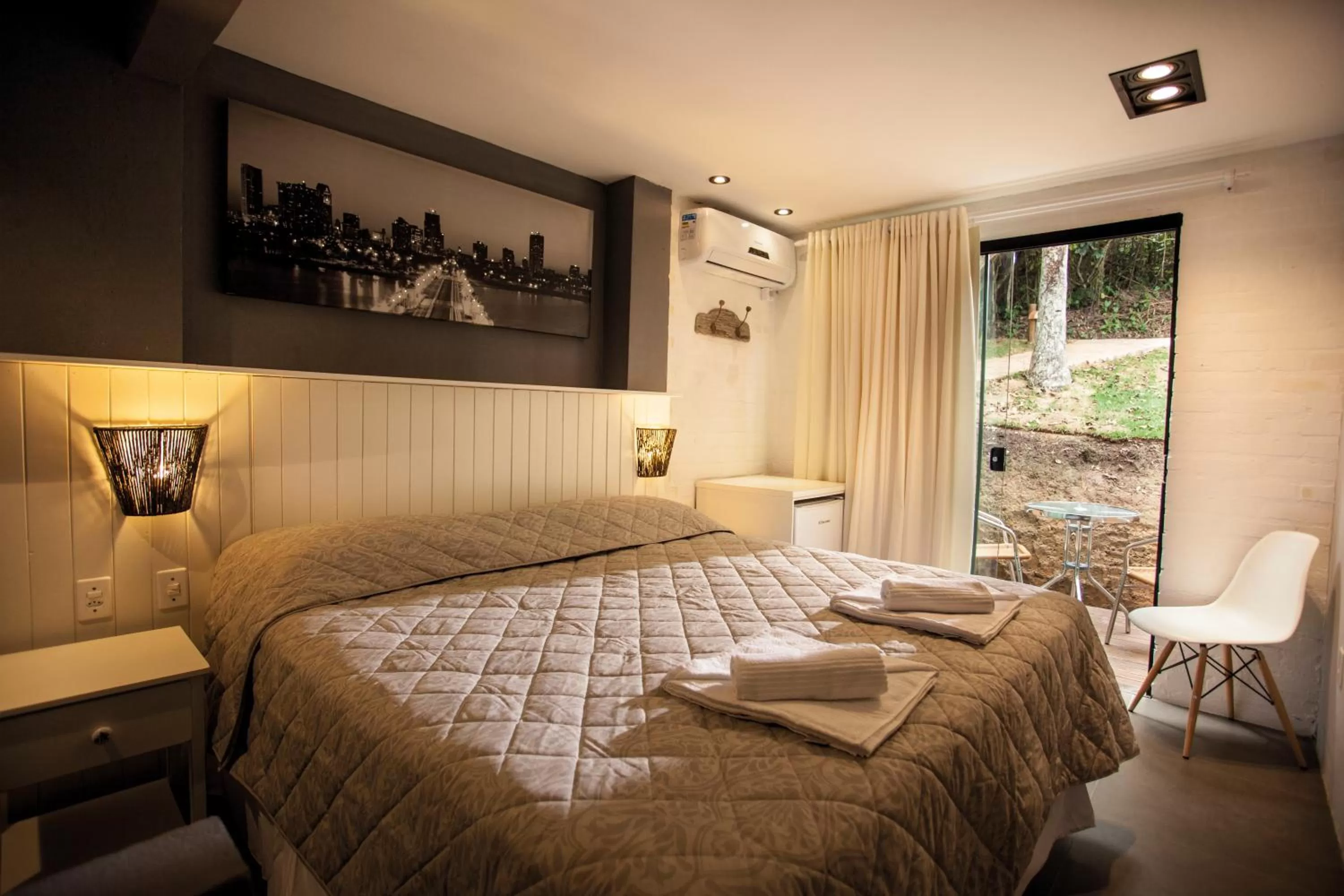 Bed in Pousada Canto da Vigia