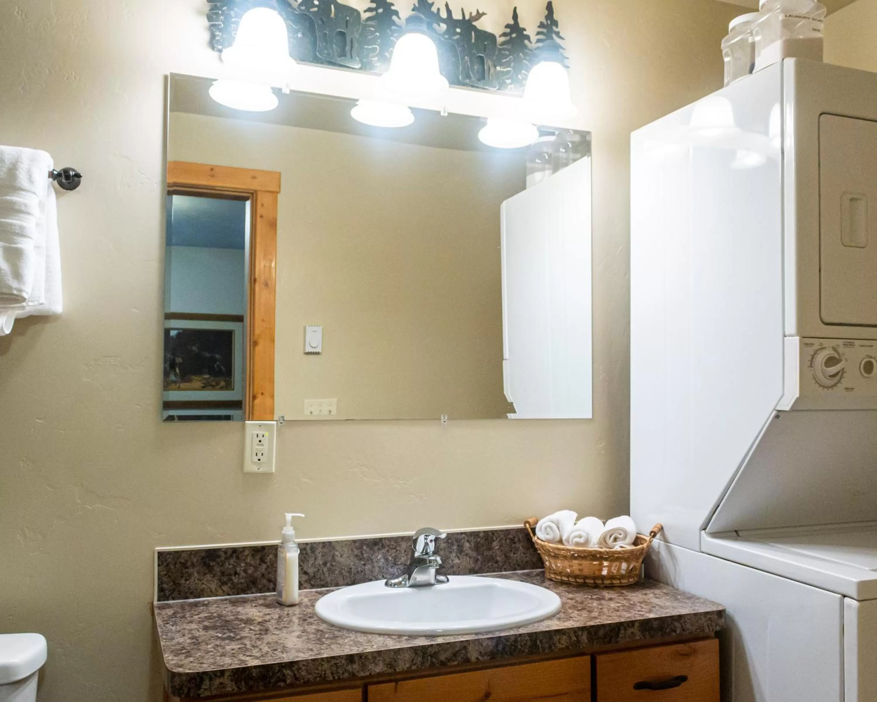 Bathroom in Sawtelle Mountain Resort