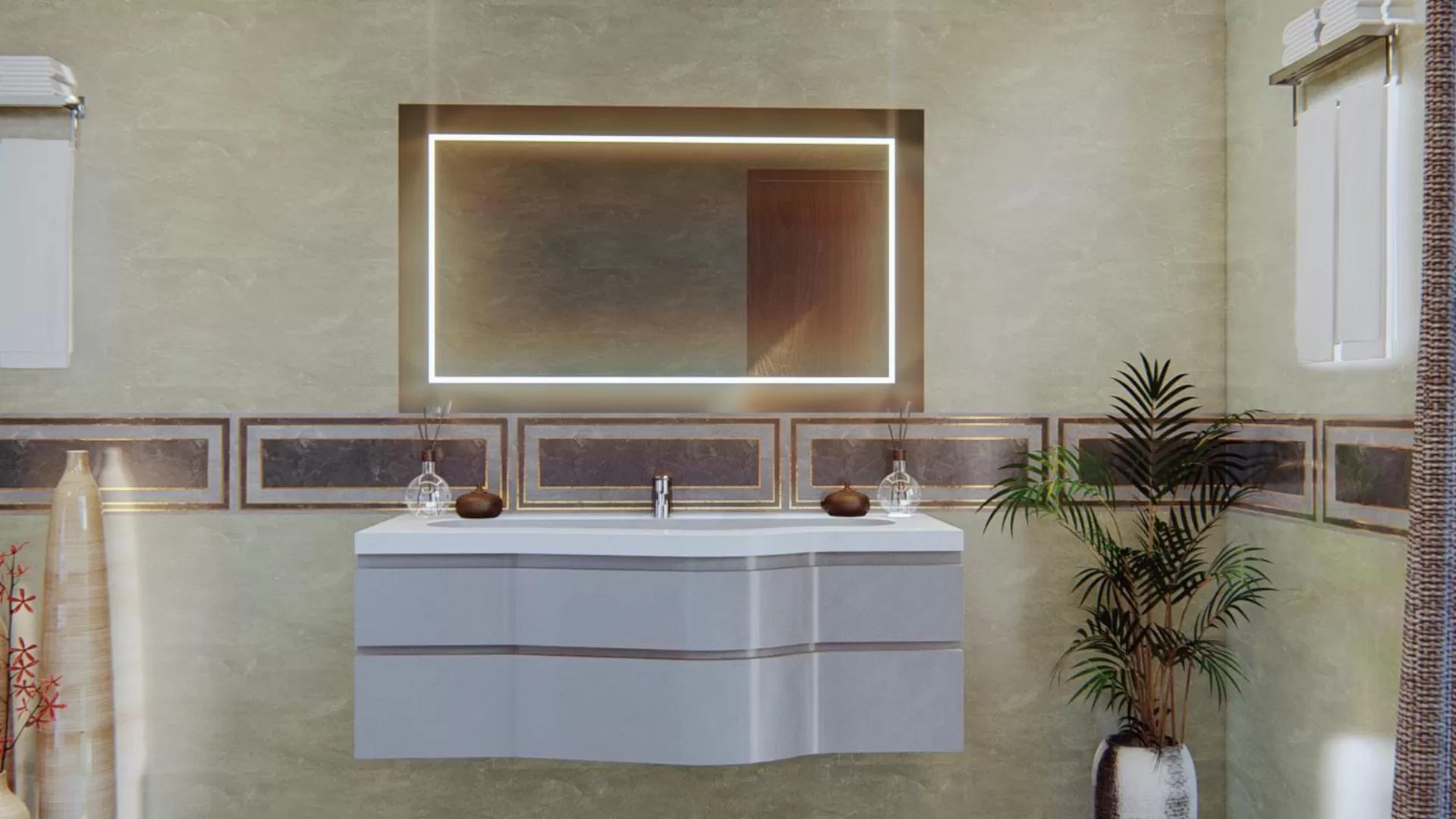 Bathroom in Lantana Hotel