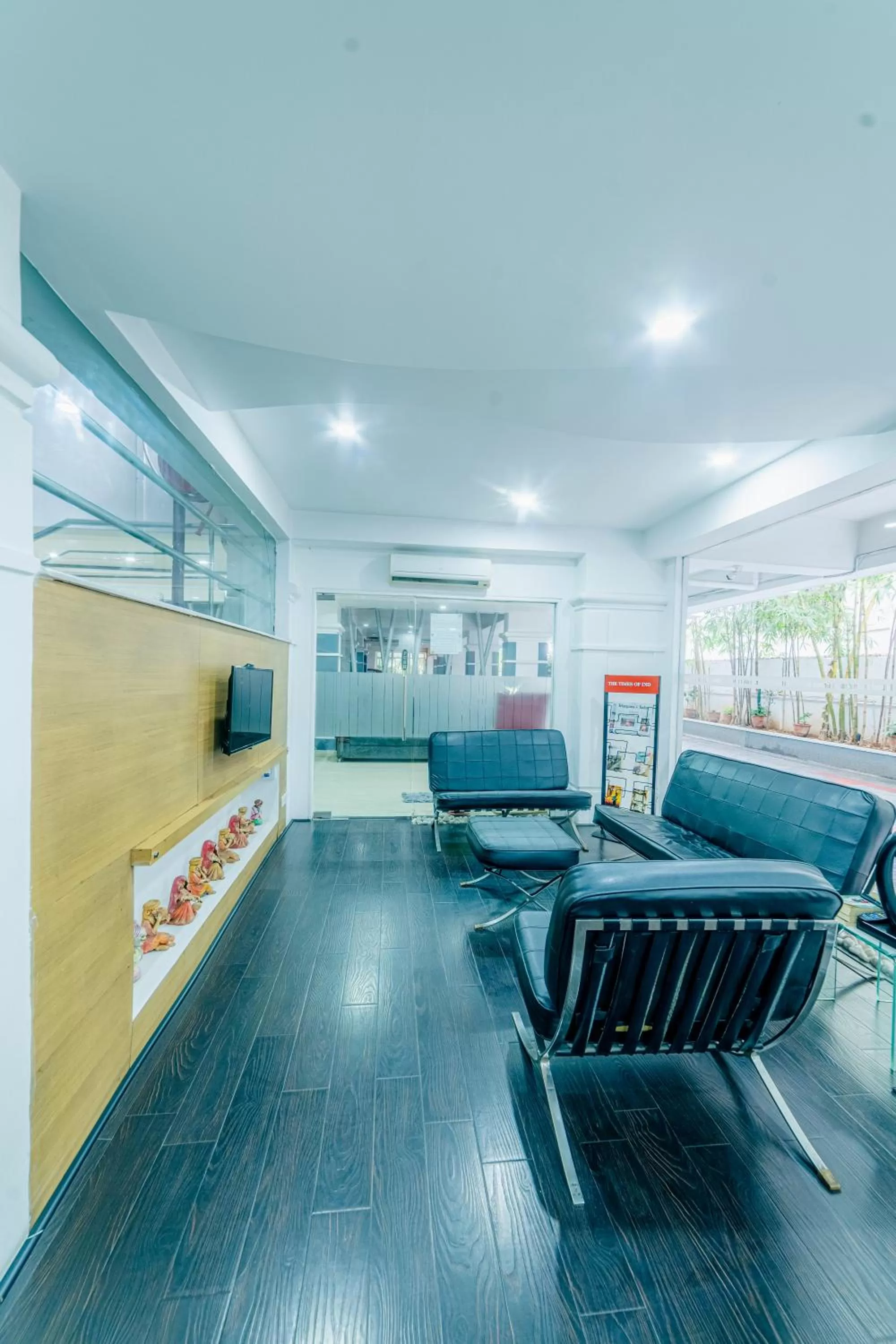 Lobby or reception in Hotel Athome & Serviced Apartments by Deccan Serai Hotels