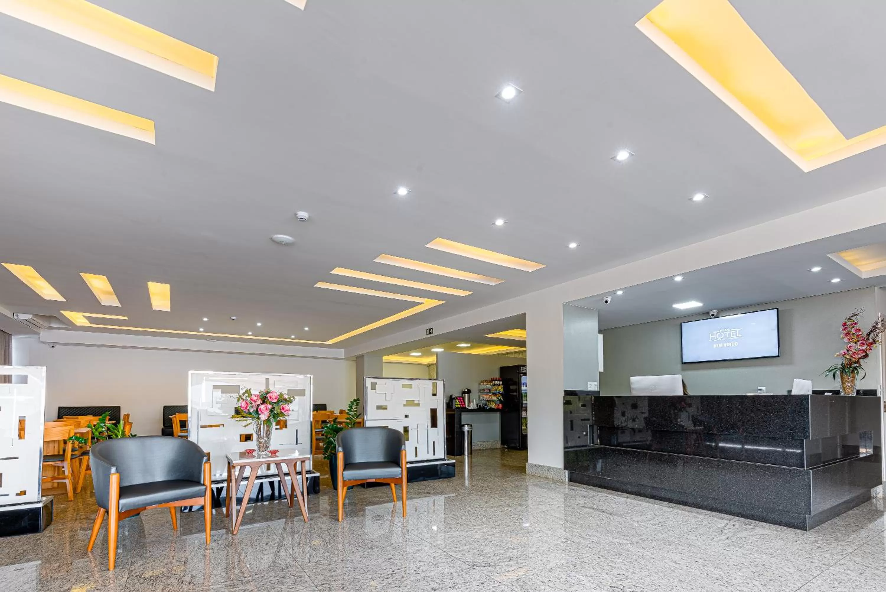 Lobby or reception in Prime Hotel Ponta Porã