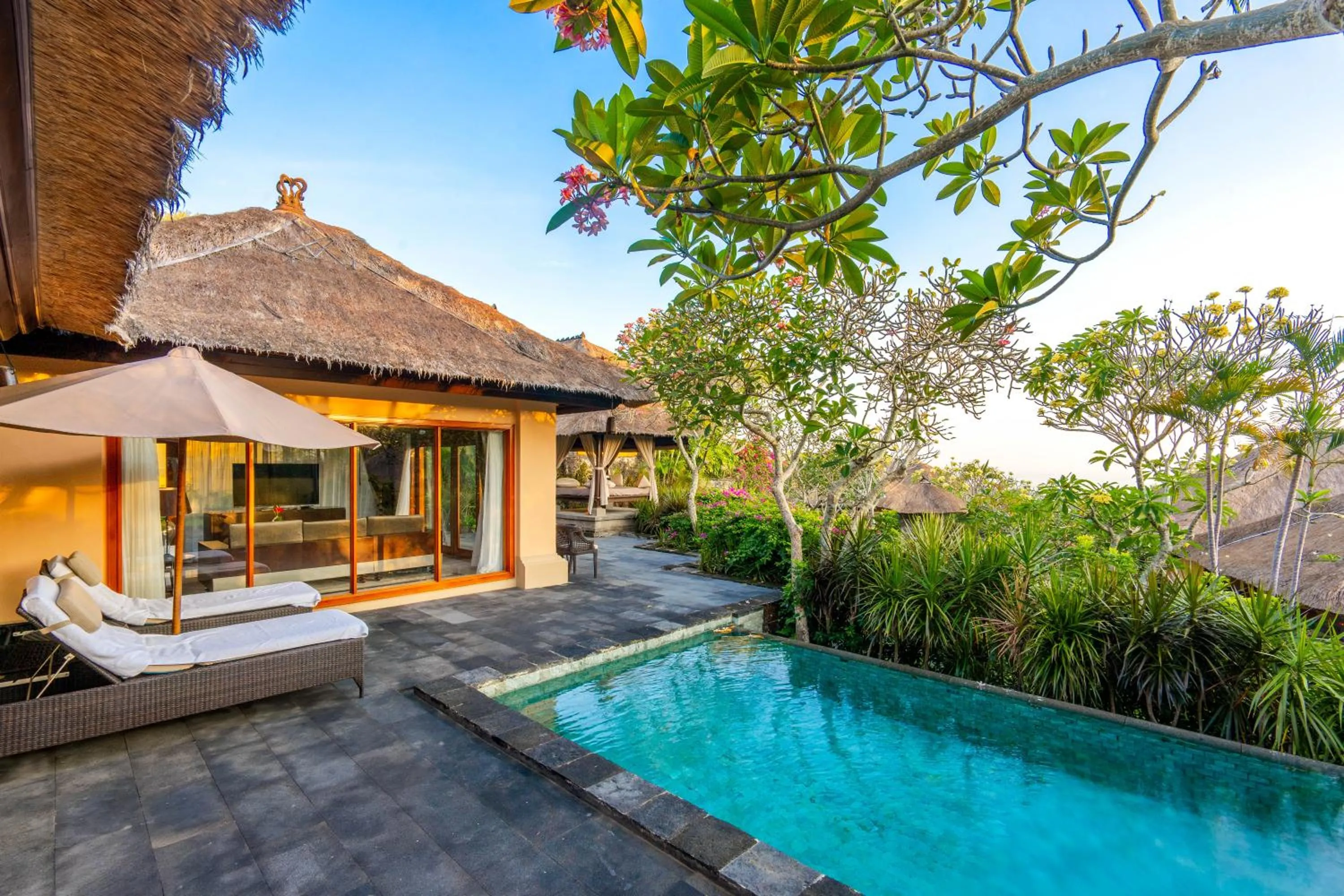 Garden view in AYANA Villas Bali