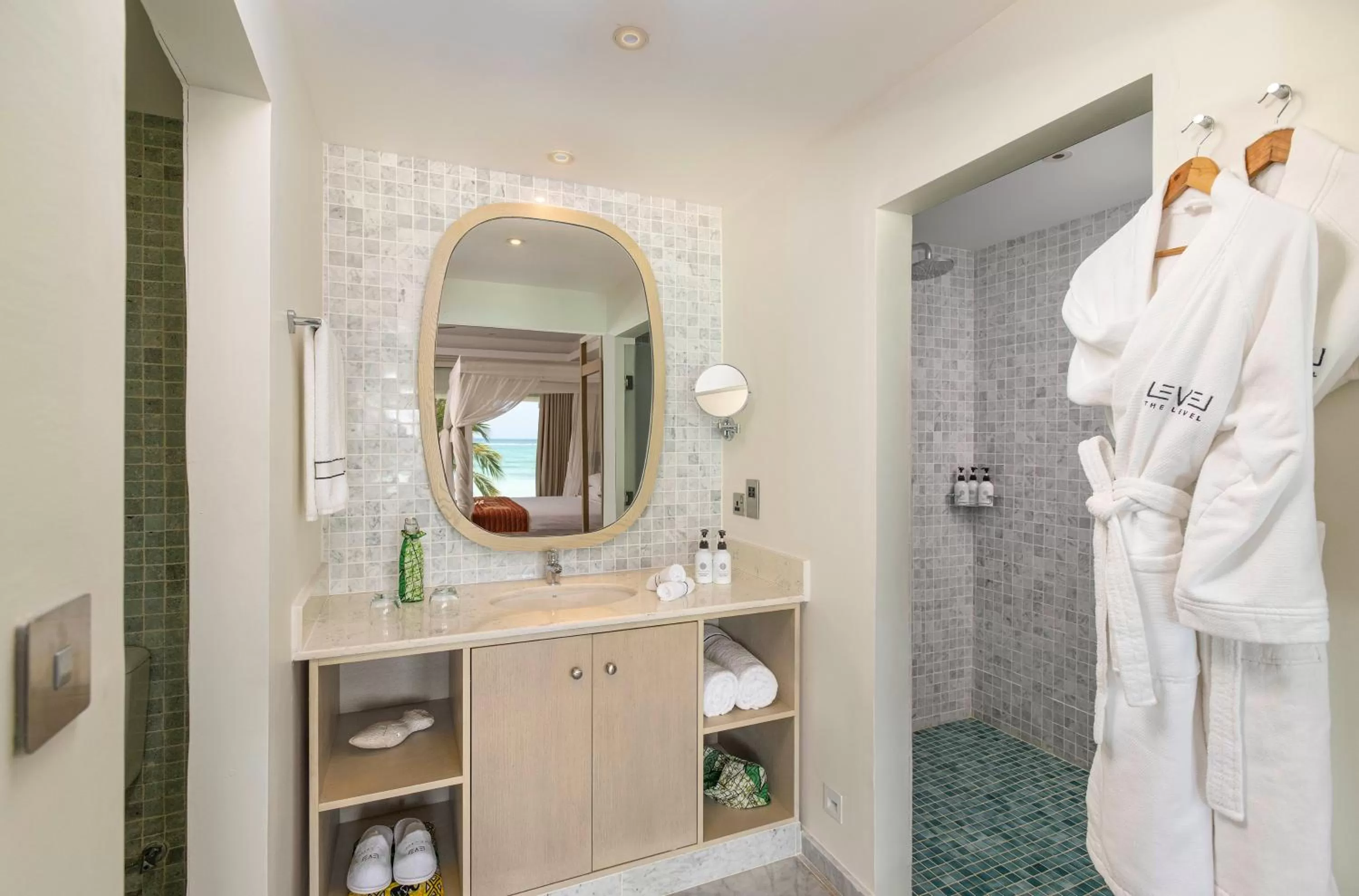 Shower in Melia Zanzibar