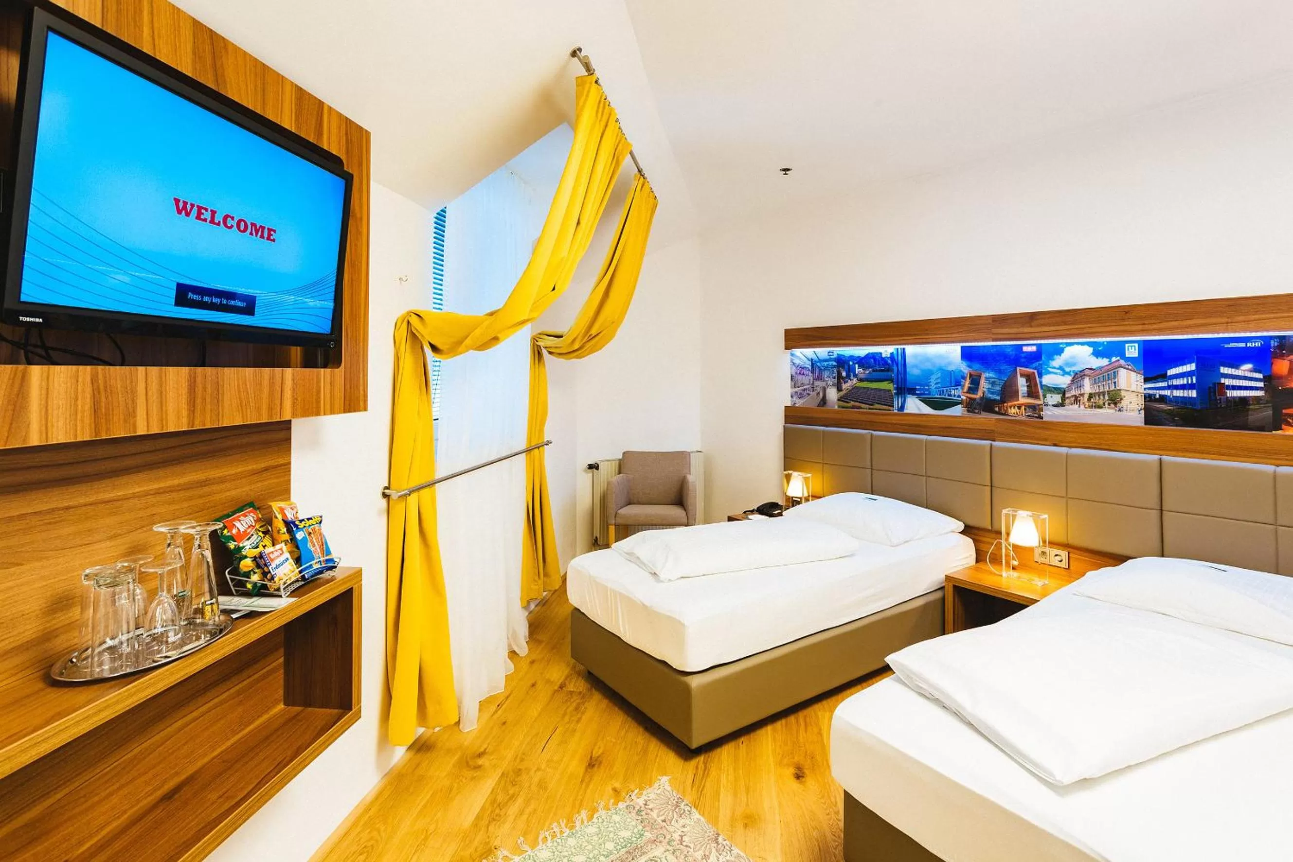 TV and multimedia, Bed in Hotel Kongress