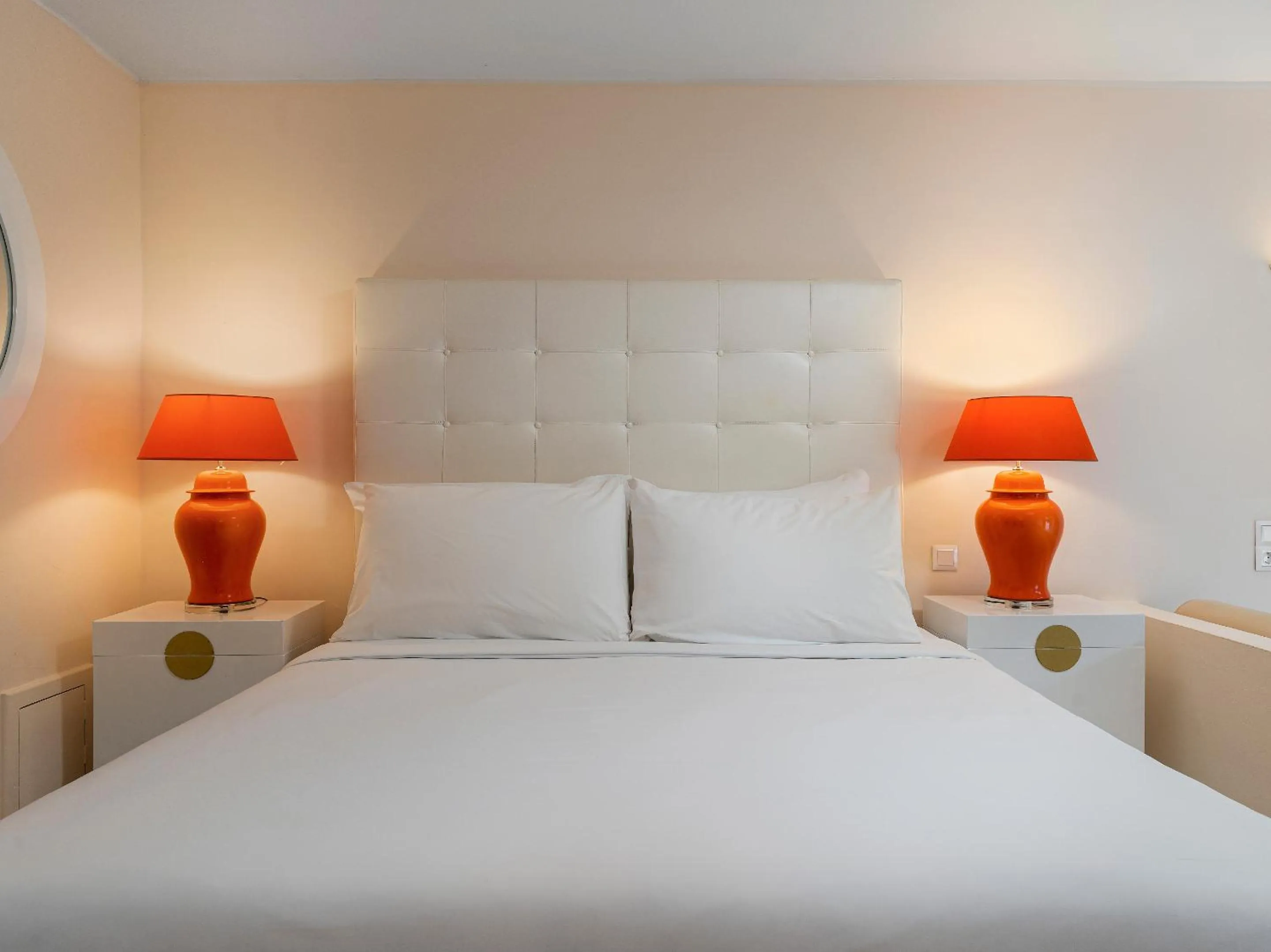 Bed in Grecotel Creta Palace