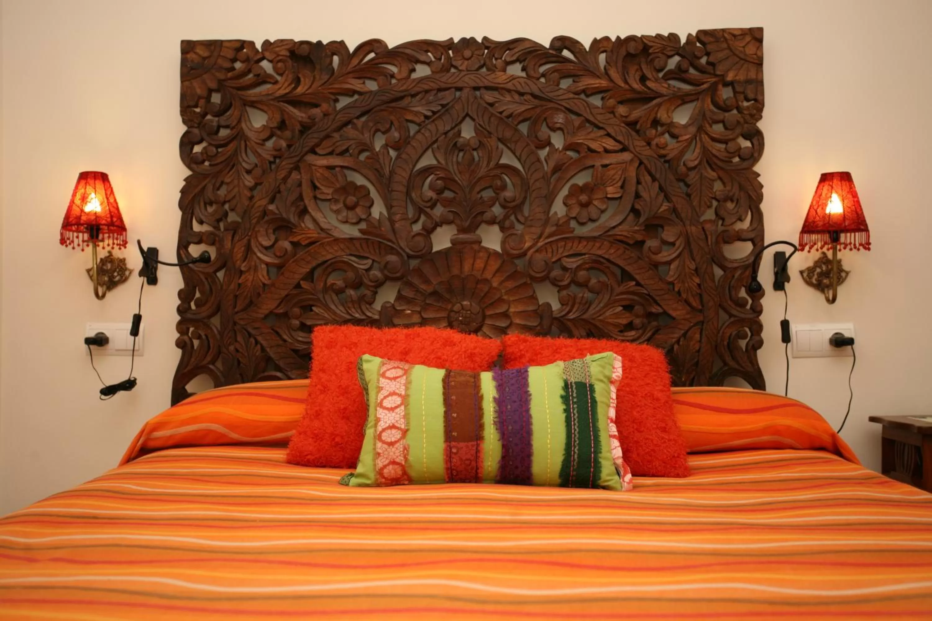 Decorative detail, Bed in Hotel Boutique La Morada de Juan de Vargas
