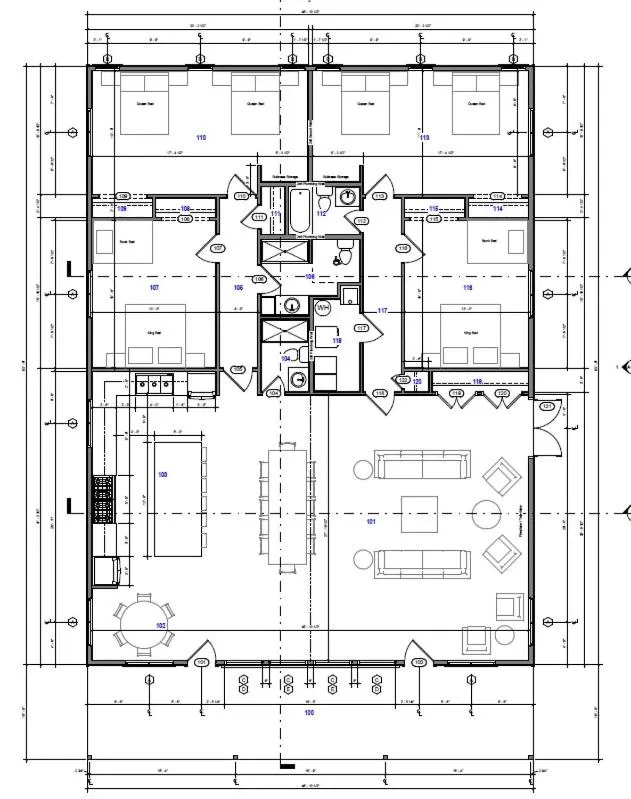 Floor plan in Lewis & Clark Resort