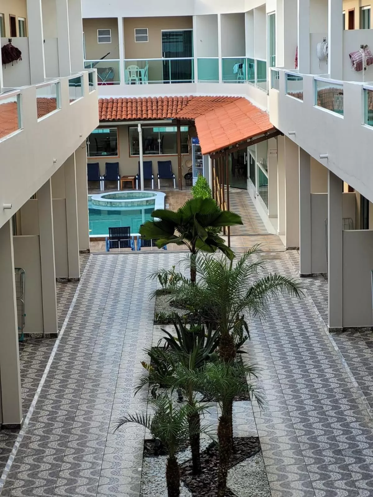 Pool View in Pousada Concha Dourada