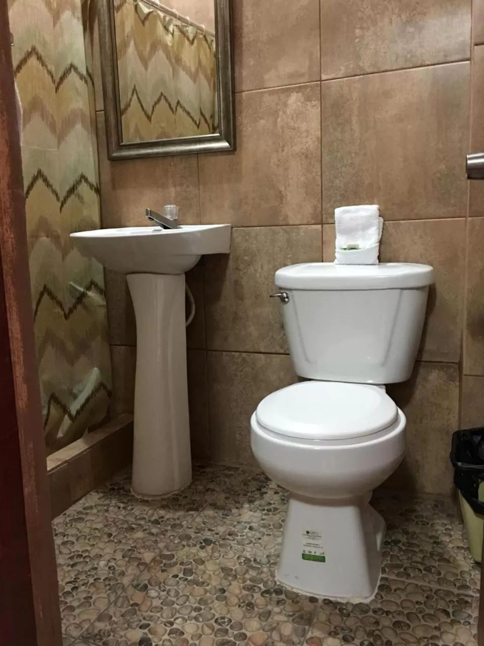 Bathroom in Hotel El Reformador