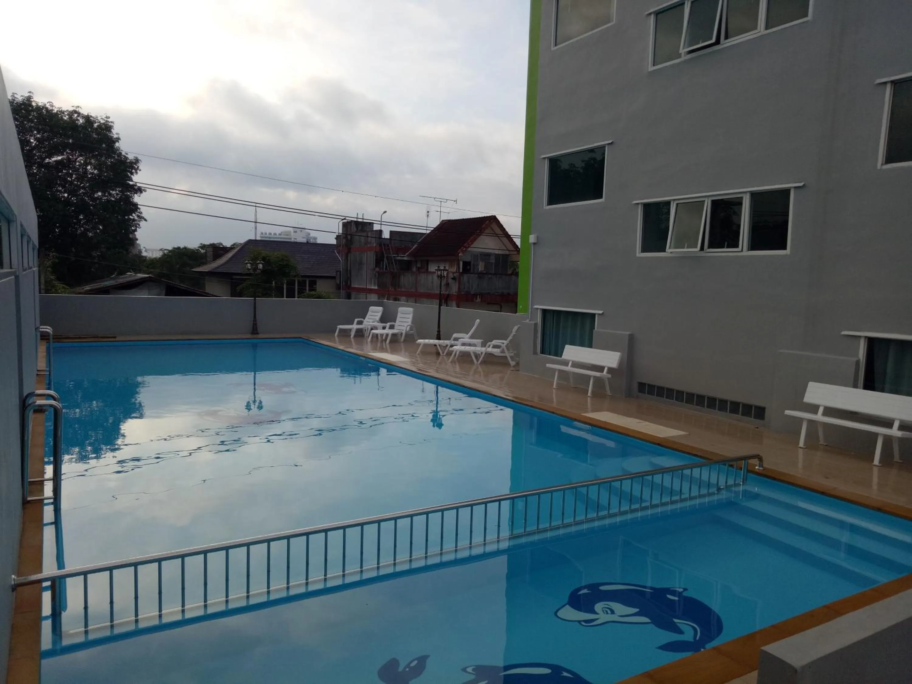 Property building in Blue Orchids Hotel