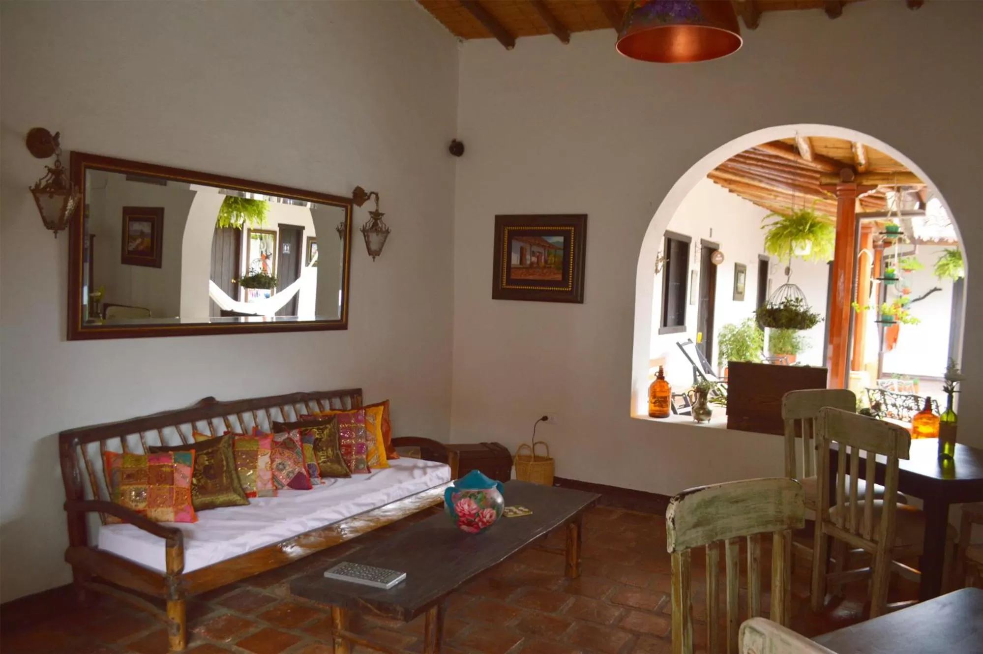 Living room in Hotel Casa Claustro De Zapatoca