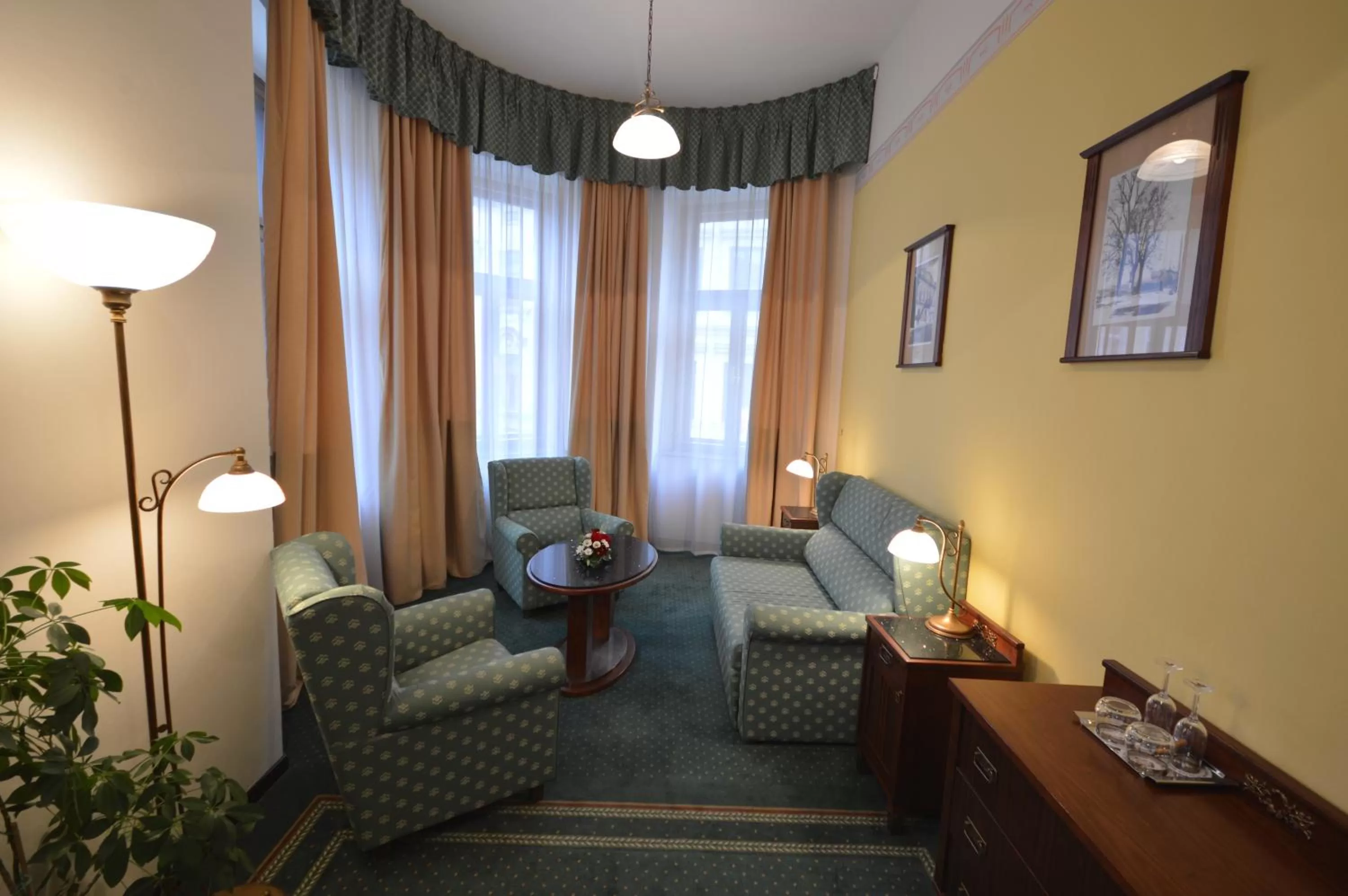 Living room in Grandhotel Garni