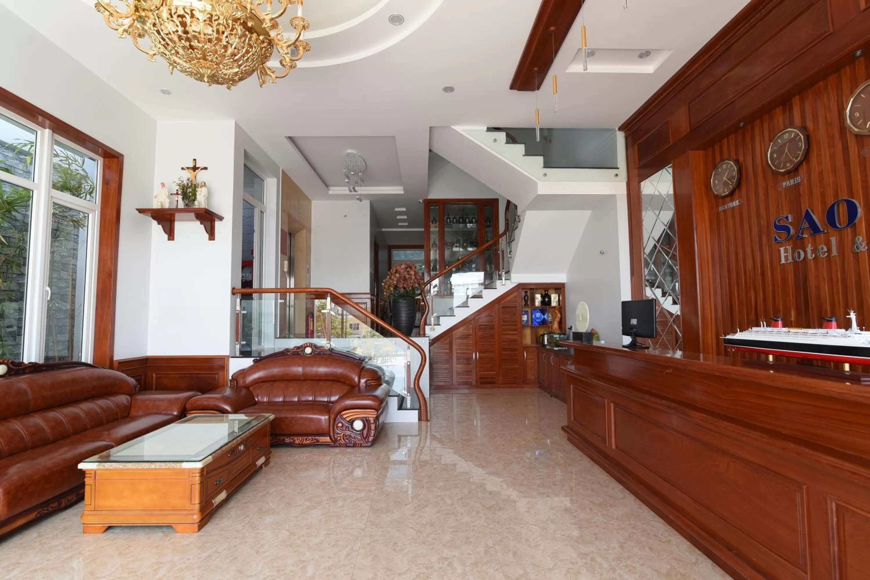 Living room in Sao Mai Hotel & Apartment