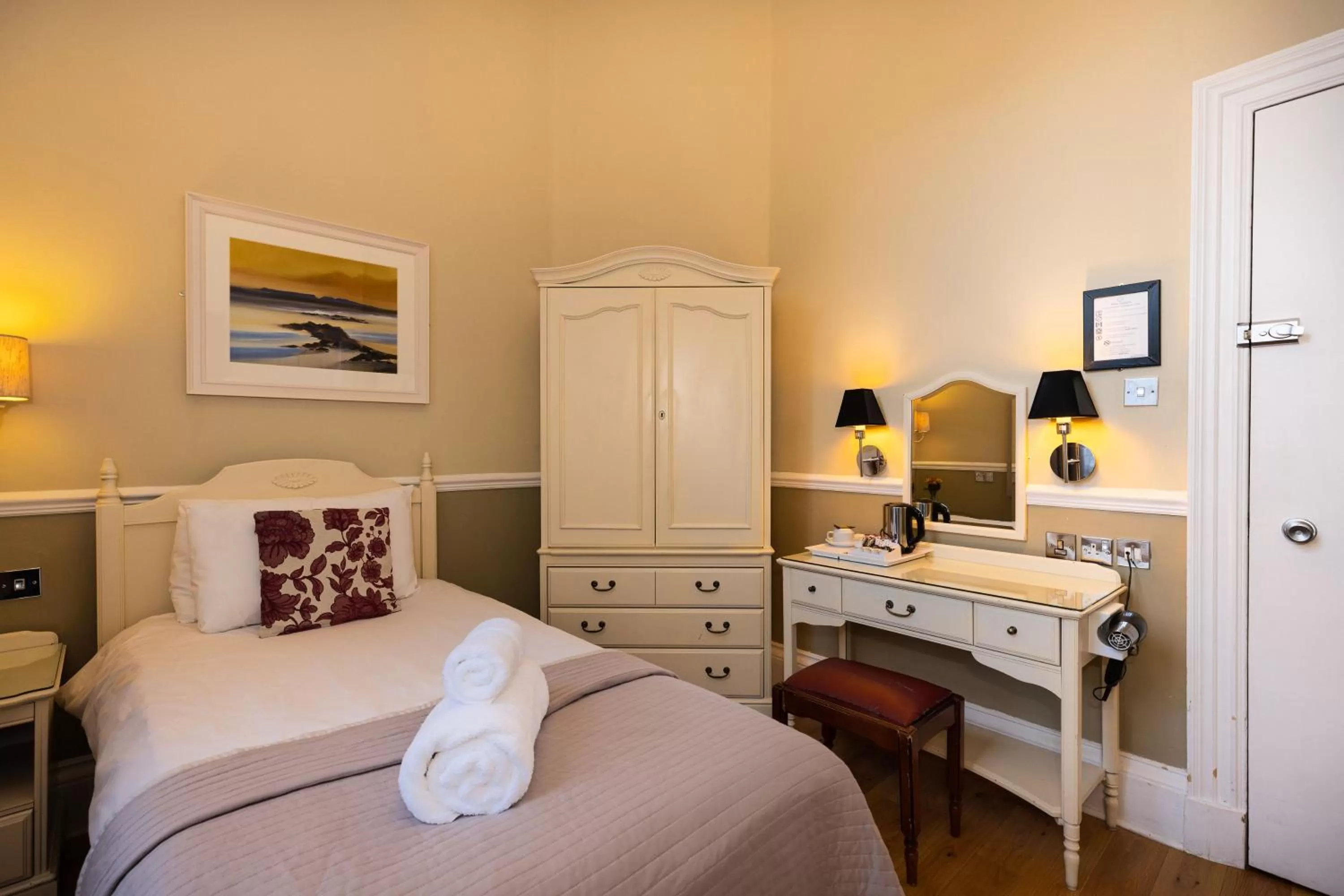 Bed in The Haymarket Hotel