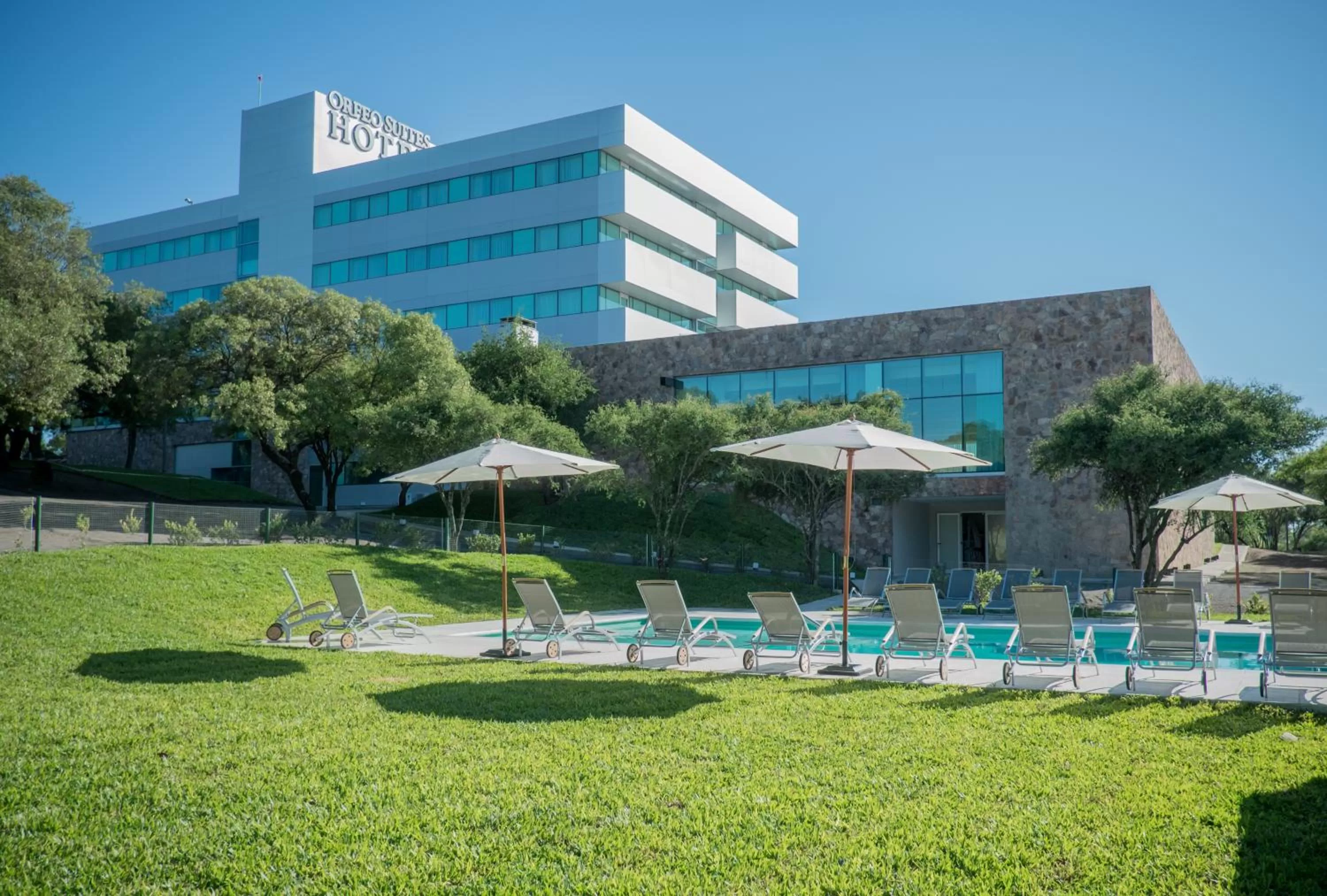 Property building in Orfeo Suites Hotel Sierras Chicas