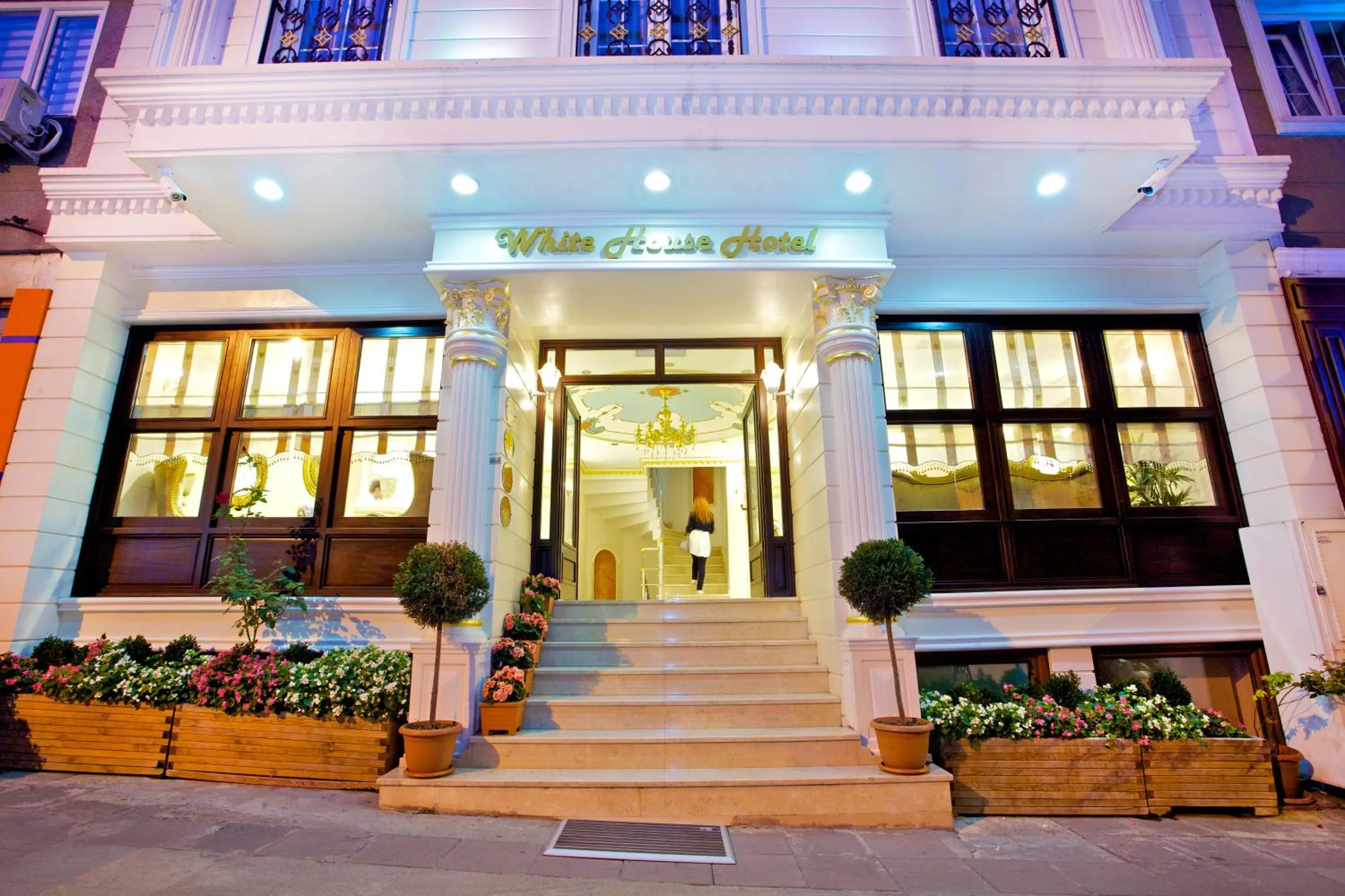 Facade/entrance in White House Hotel Istanbul