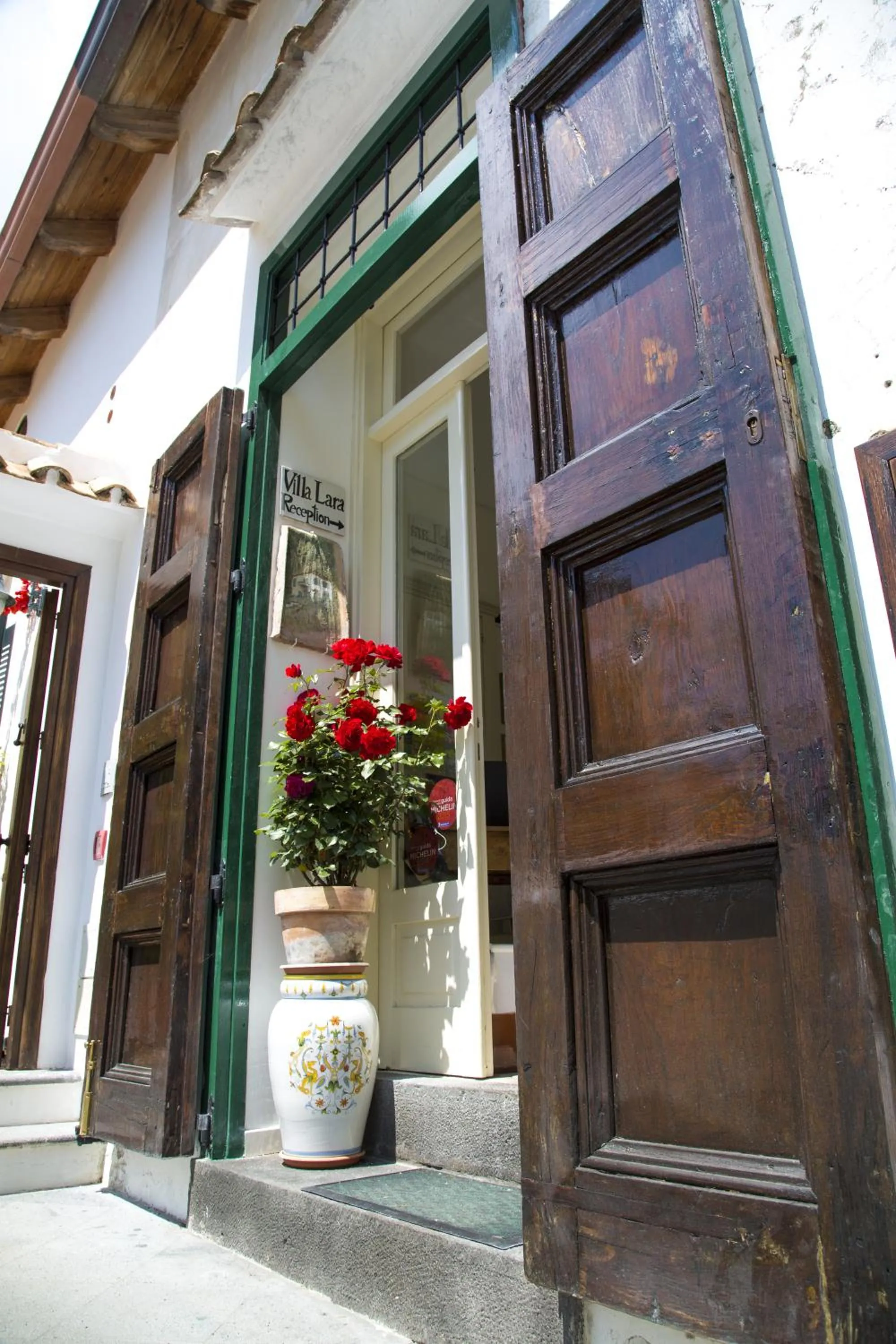 Decorative detail in Villa Lara Hotel