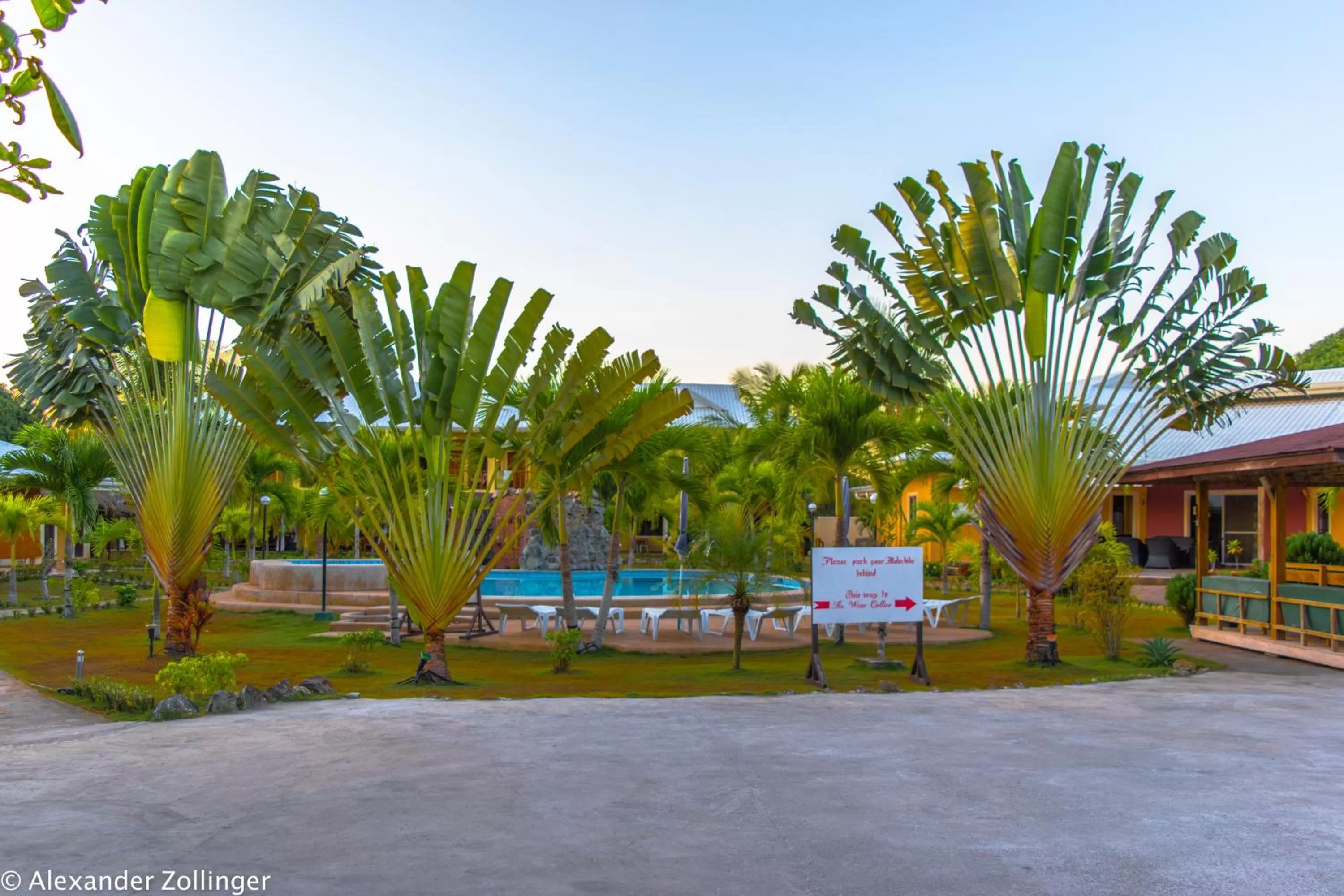 Text overlay in Bohol Sunside Resort